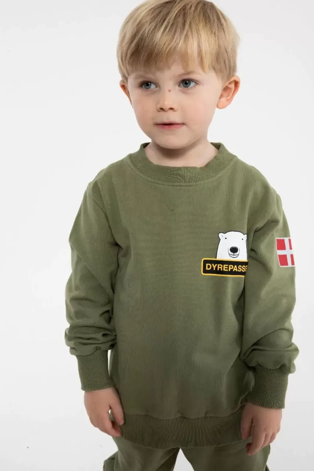 Clearance Dyrepasser Sweat Sage Isbjoern Kinder Sweatshirts