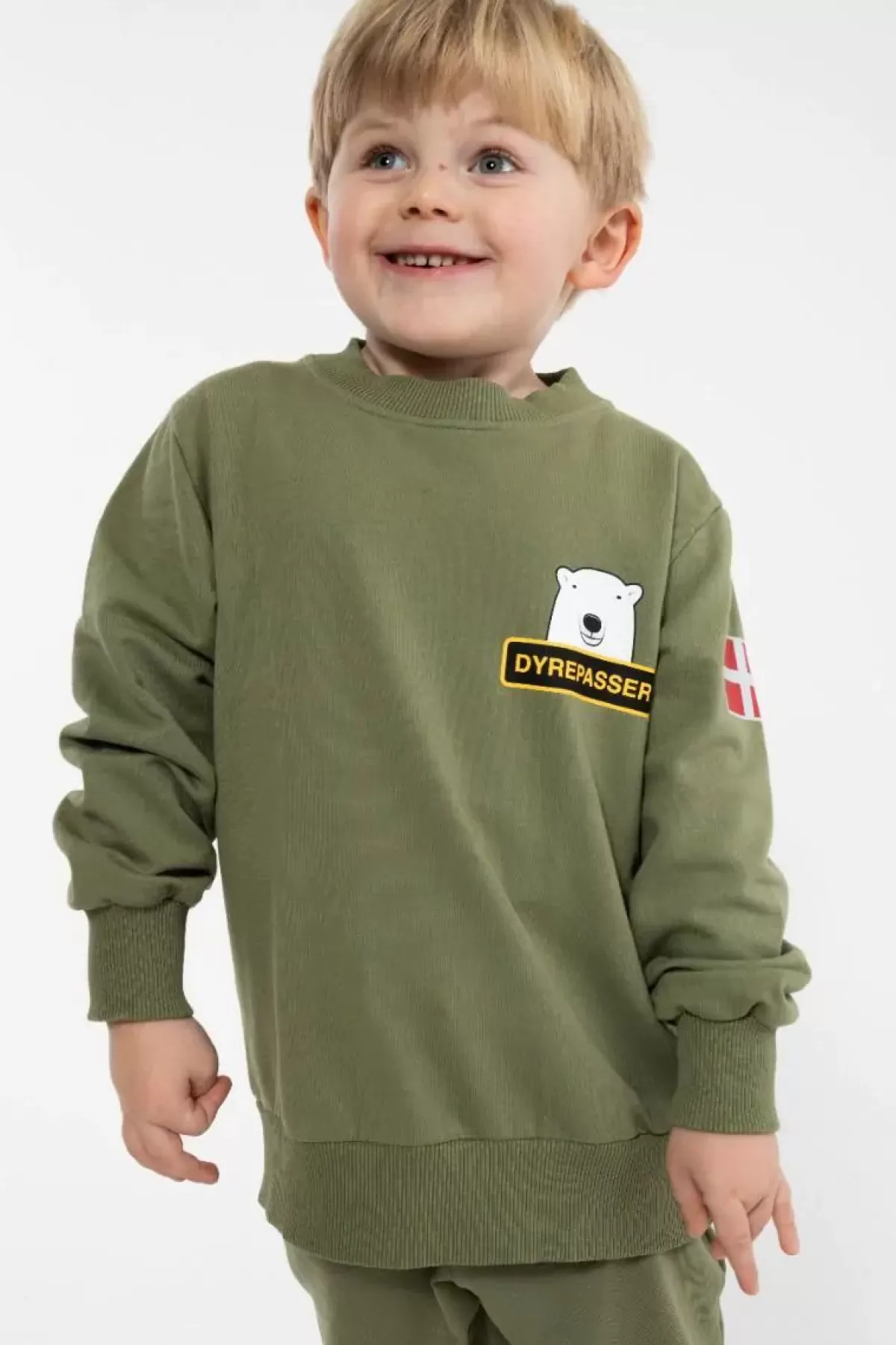 Clearance Dyrepasser Sweat Sage Isbjoern Kinder Sweatshirts