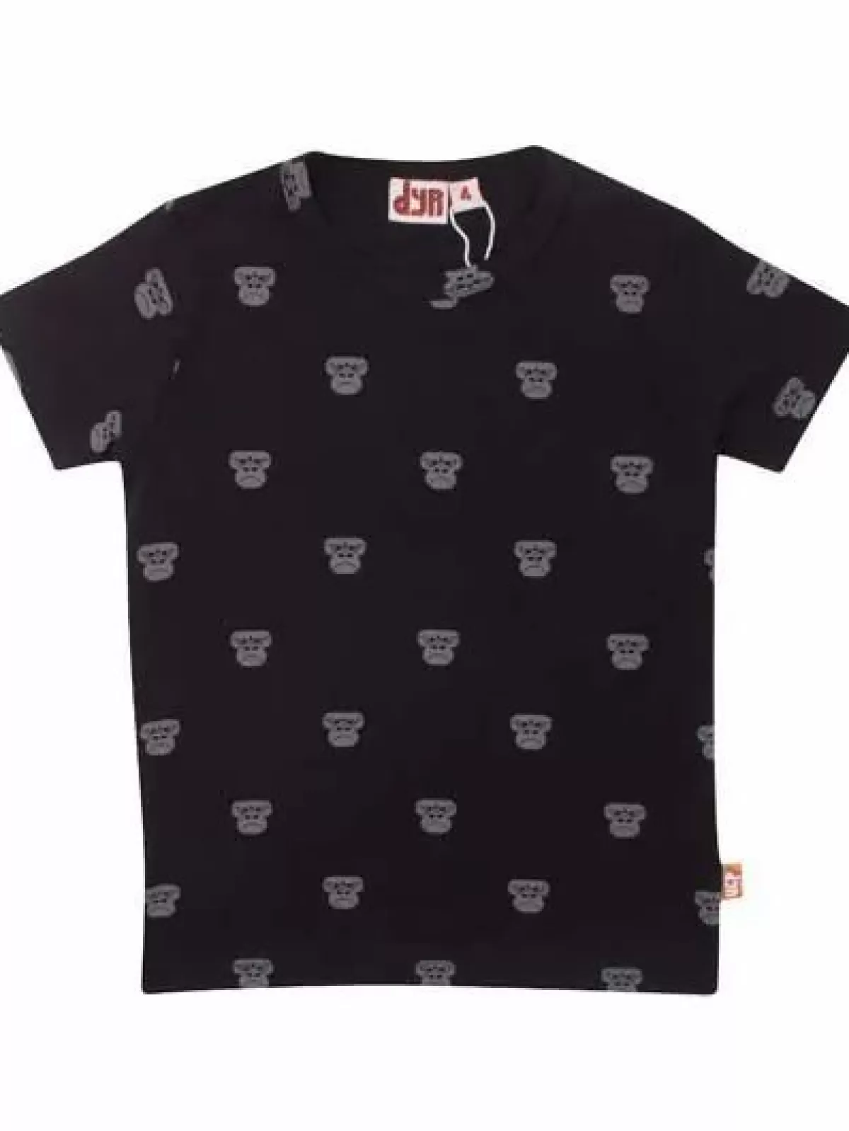 New Dyrgrowl T Black Aop Gorilla Baby T-Shirts