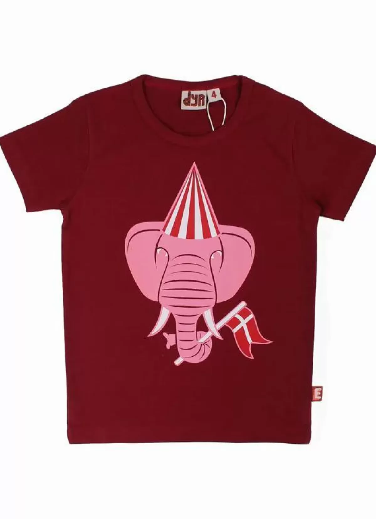 New Dyrgrowl T Deep Red Hurra Elefant Baby T-Shirts