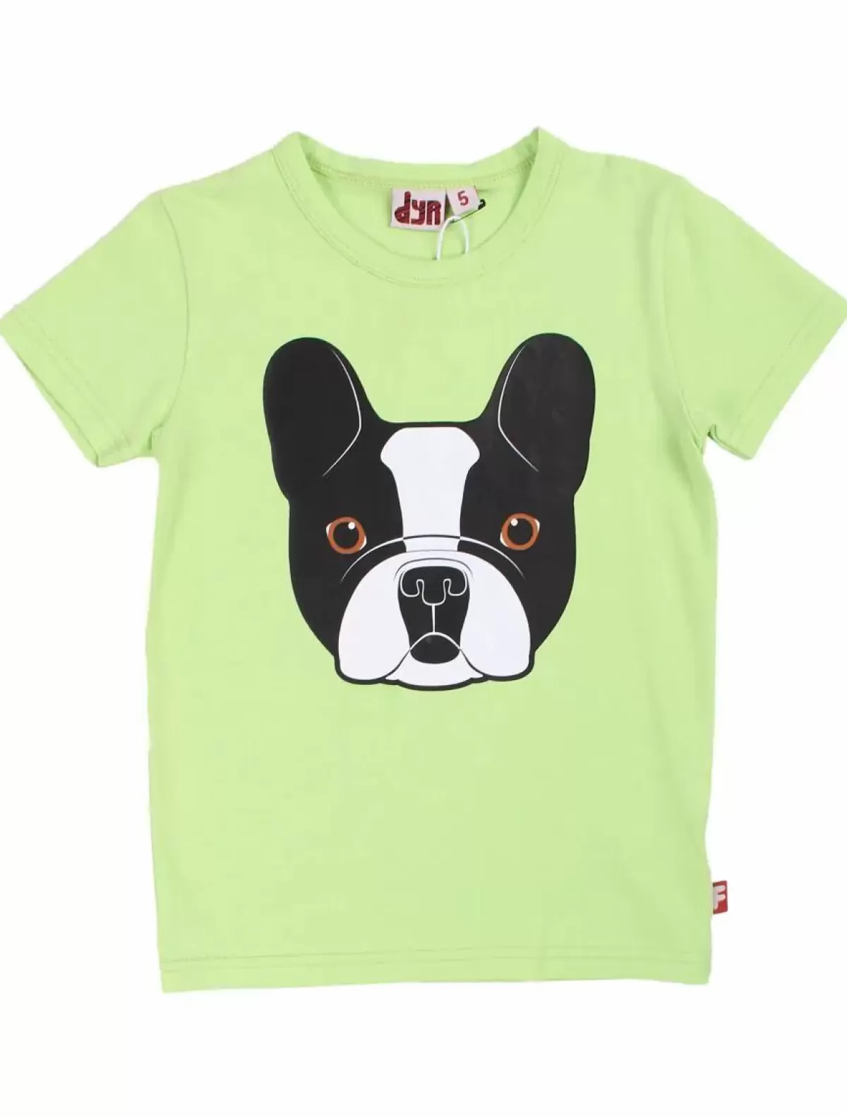 Best Sale Dyrgrowl T Light Lime Frenchie Kinder T-Shirts