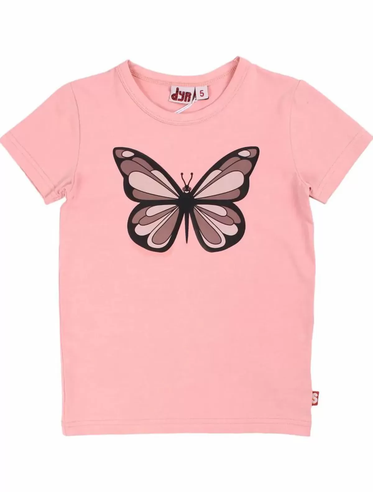 Cheap Dyrgrowl T Soft Pink Sommerfugl Kinder T-Shirts