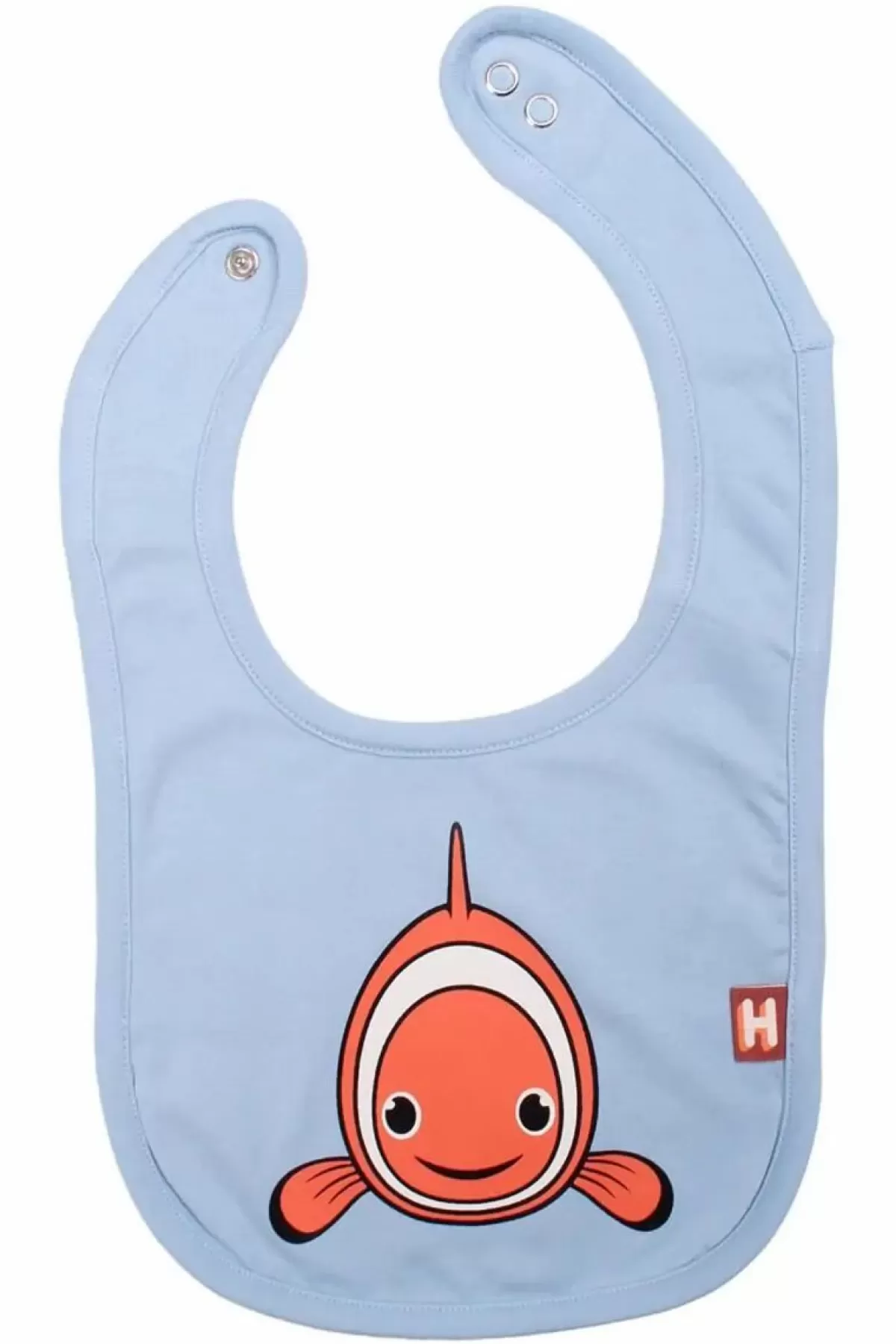 Best Dyrmunchie Bib Pastel Blue Klovnefisk Baby Latzchen