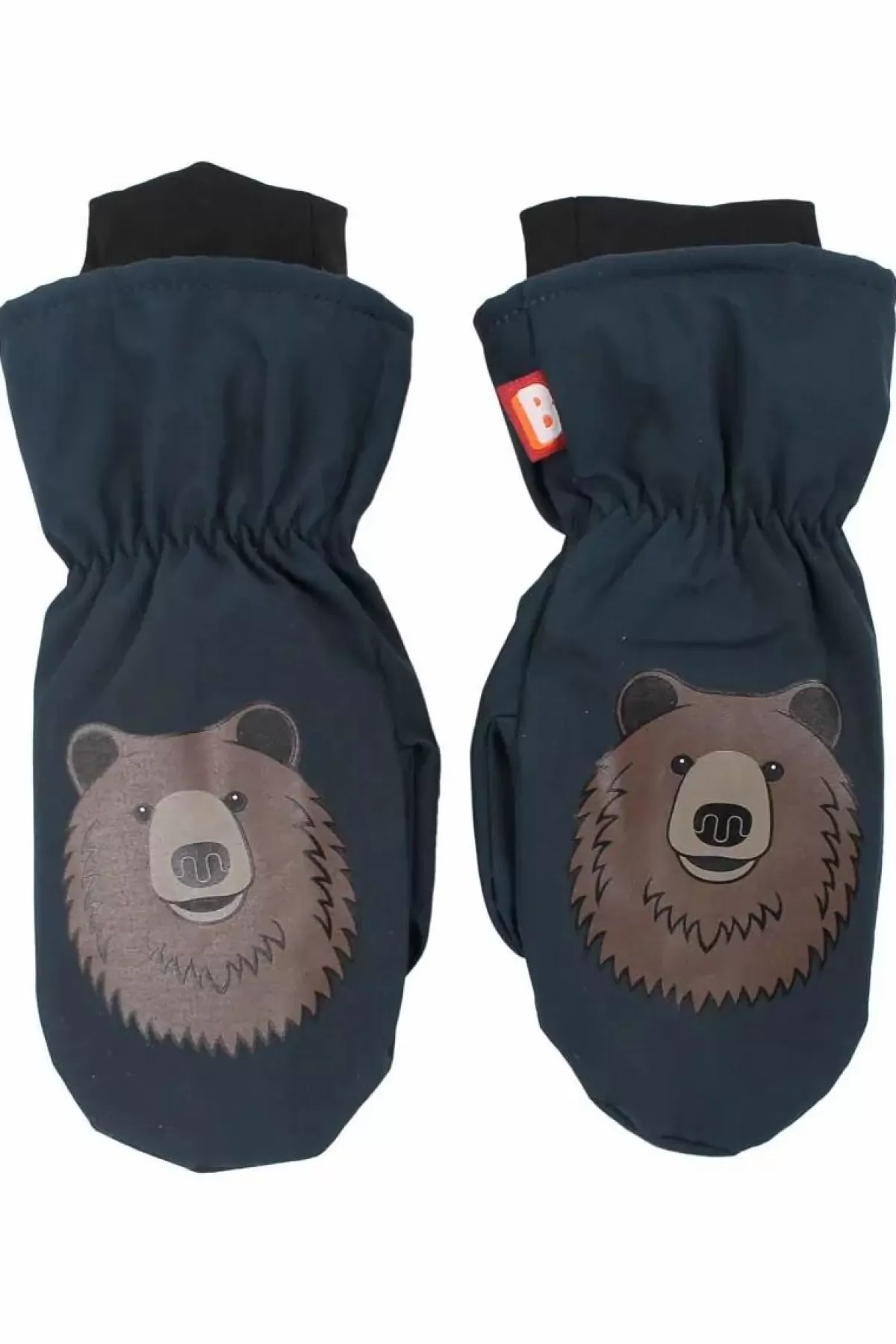 Best Sale Dyrpaw Mittens Dk Navy Brun Bjoern Kinder Mützen Und Handschuhe