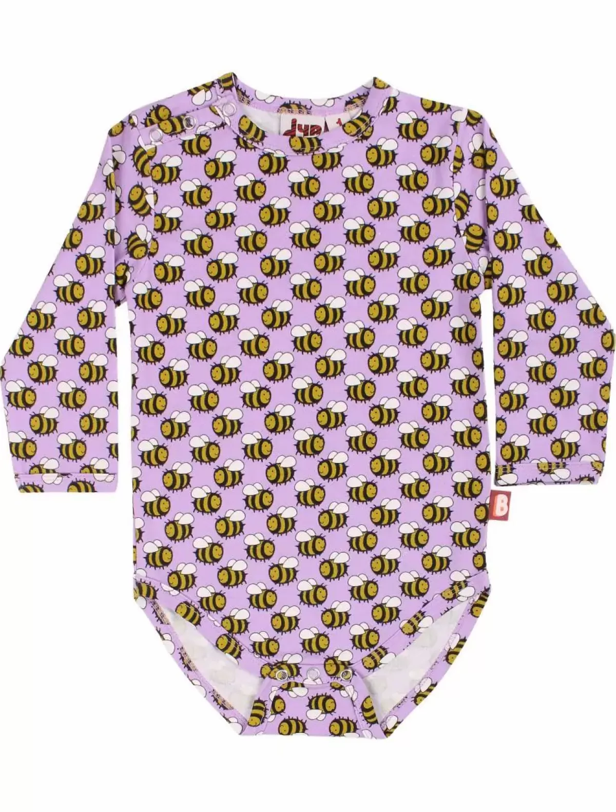 New Dyrquack Suit Aop/Strib Soft Viola Bier Baby Bodies