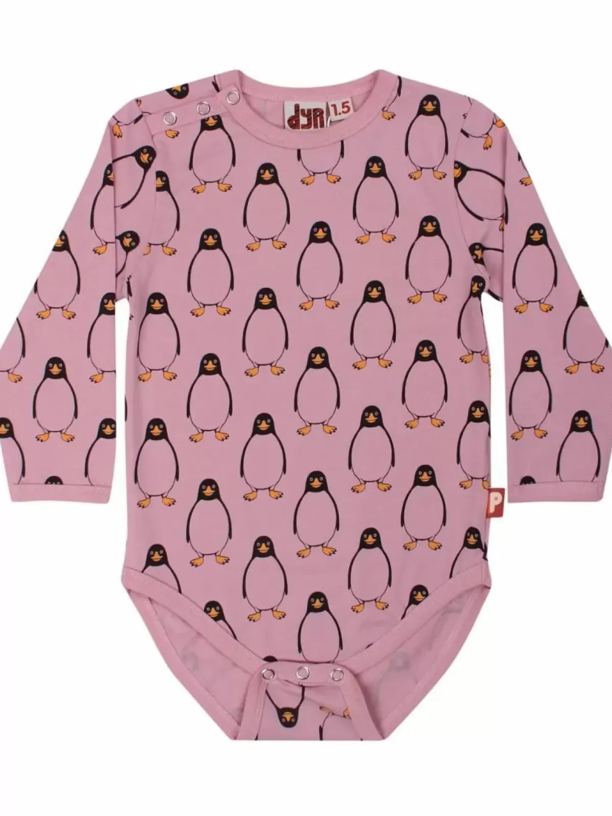 Shop Dyrquack Suit Chilled Pink Pingvin Aop Baby Bodies