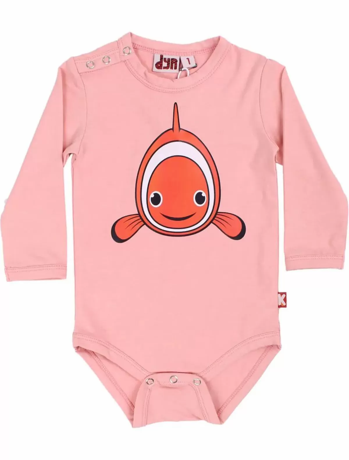 Cheap Dyrquack Suit Soft Pink Klovnfisk Baby Bodies