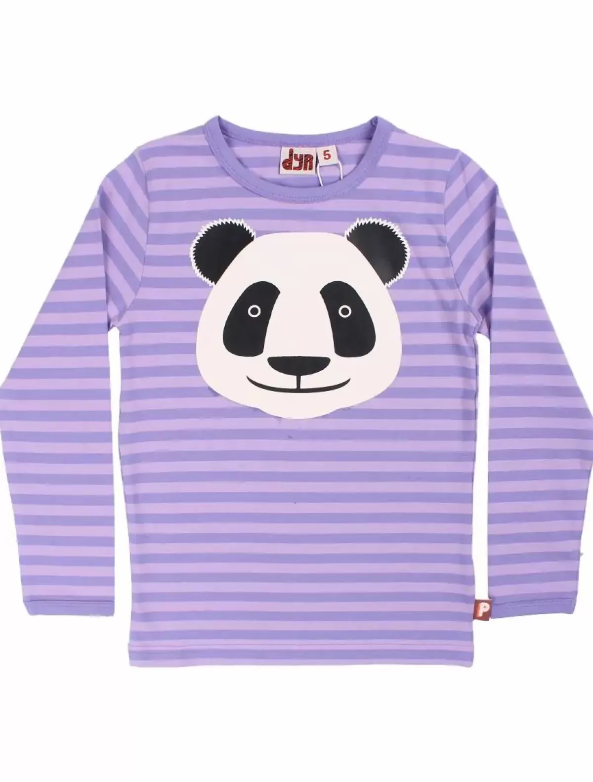 Fashion Dyrroar T Aop/Strib Soft Viola/Viola Panda Kinder Hemden Und Shirts