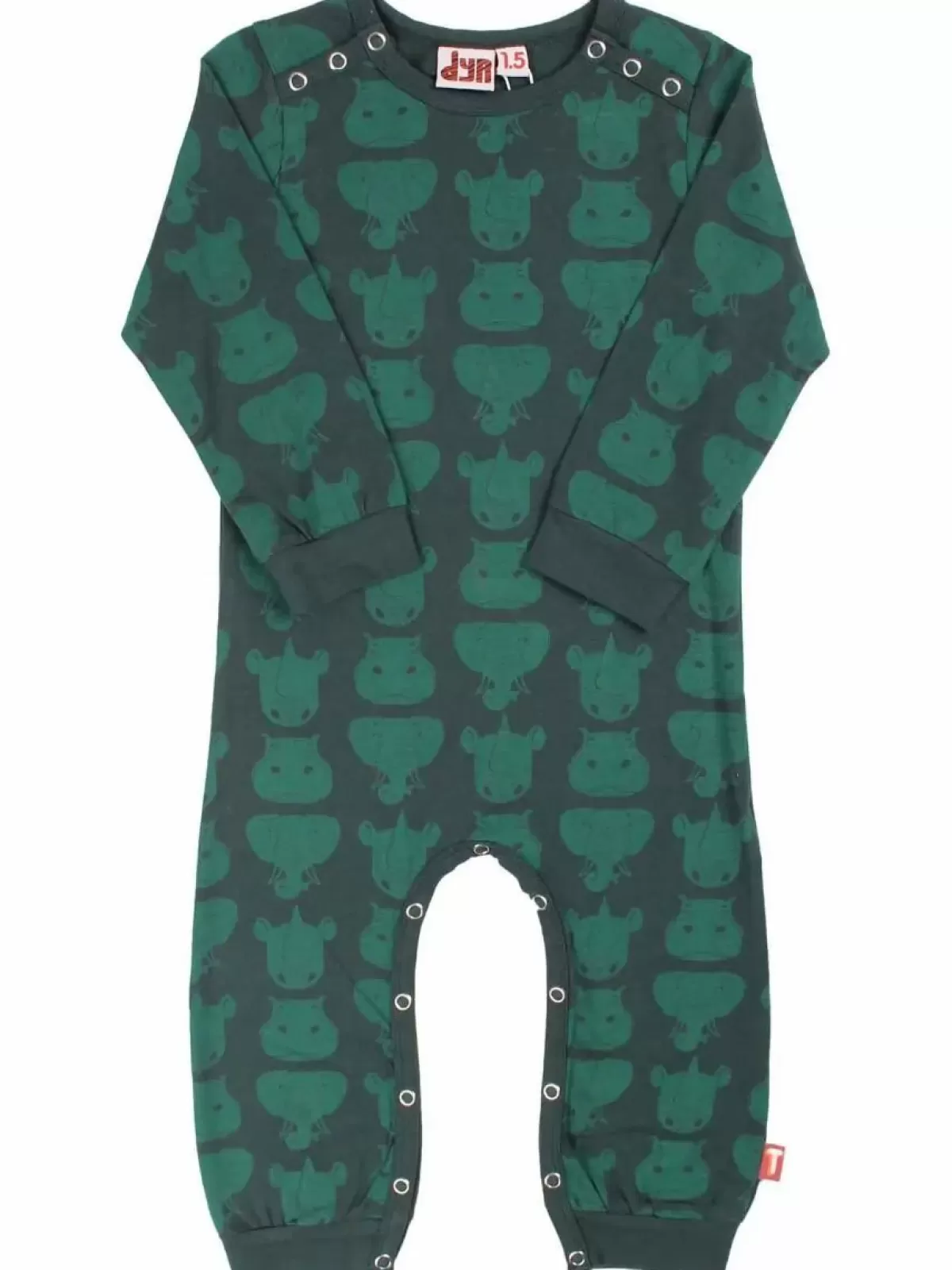 New Dyrtweet Suit Black Green Tykhuder Aop Baby Strampler