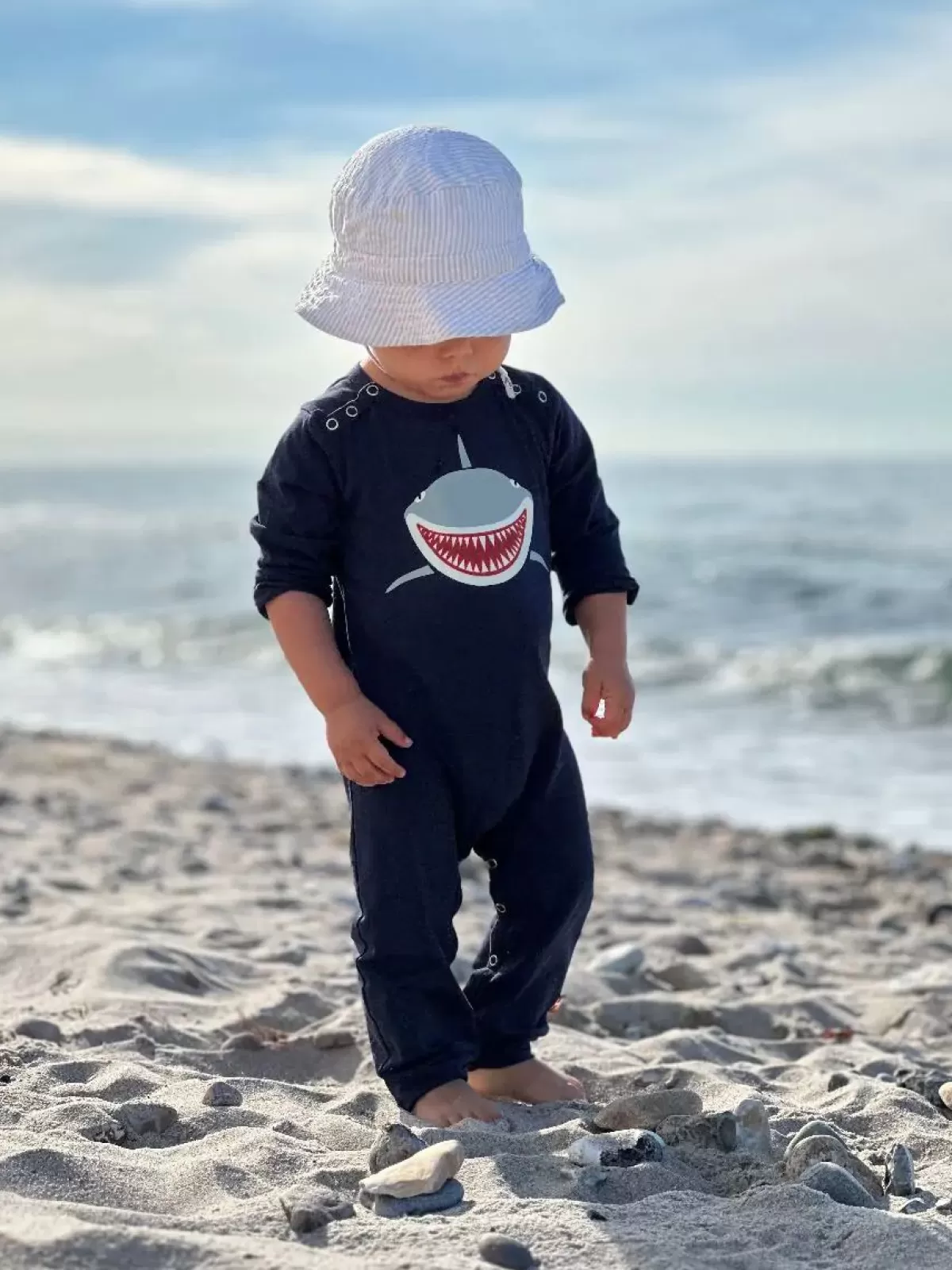 Hot Dyrtweet Suit Dk Navy Haj Baby Strampler