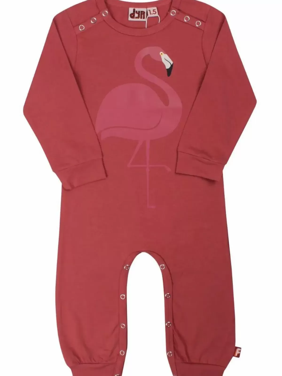 Fashion Dyrtweet Suit Dk Rose Flamingo Baby Strampler