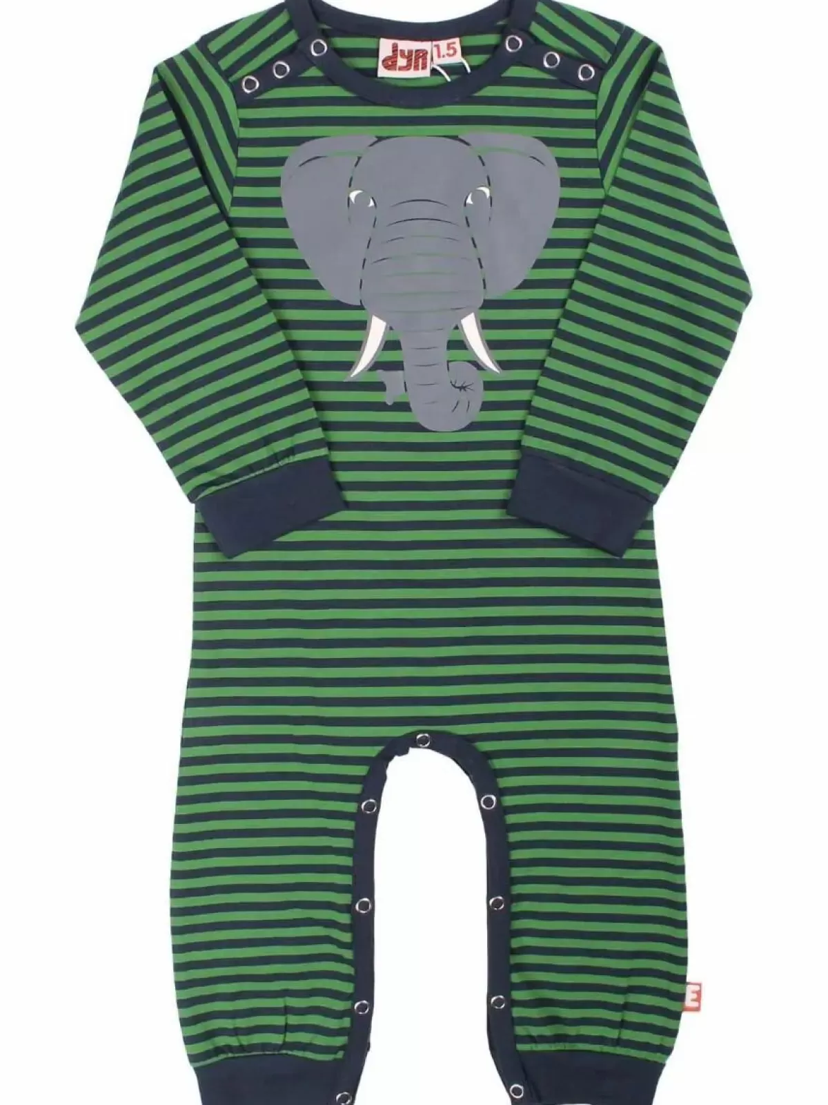 Store Dyrtweet Suit Fall Jungle/Dk Army Elefant Baby Strampler