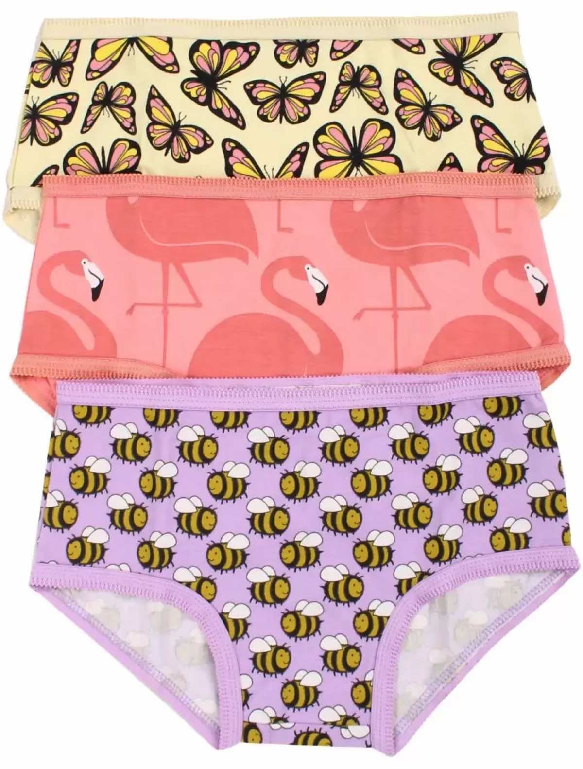 Cheap Dyrunderpants 3-Pack Flutter/Bi/Flamingo Kinder Unterwäsche