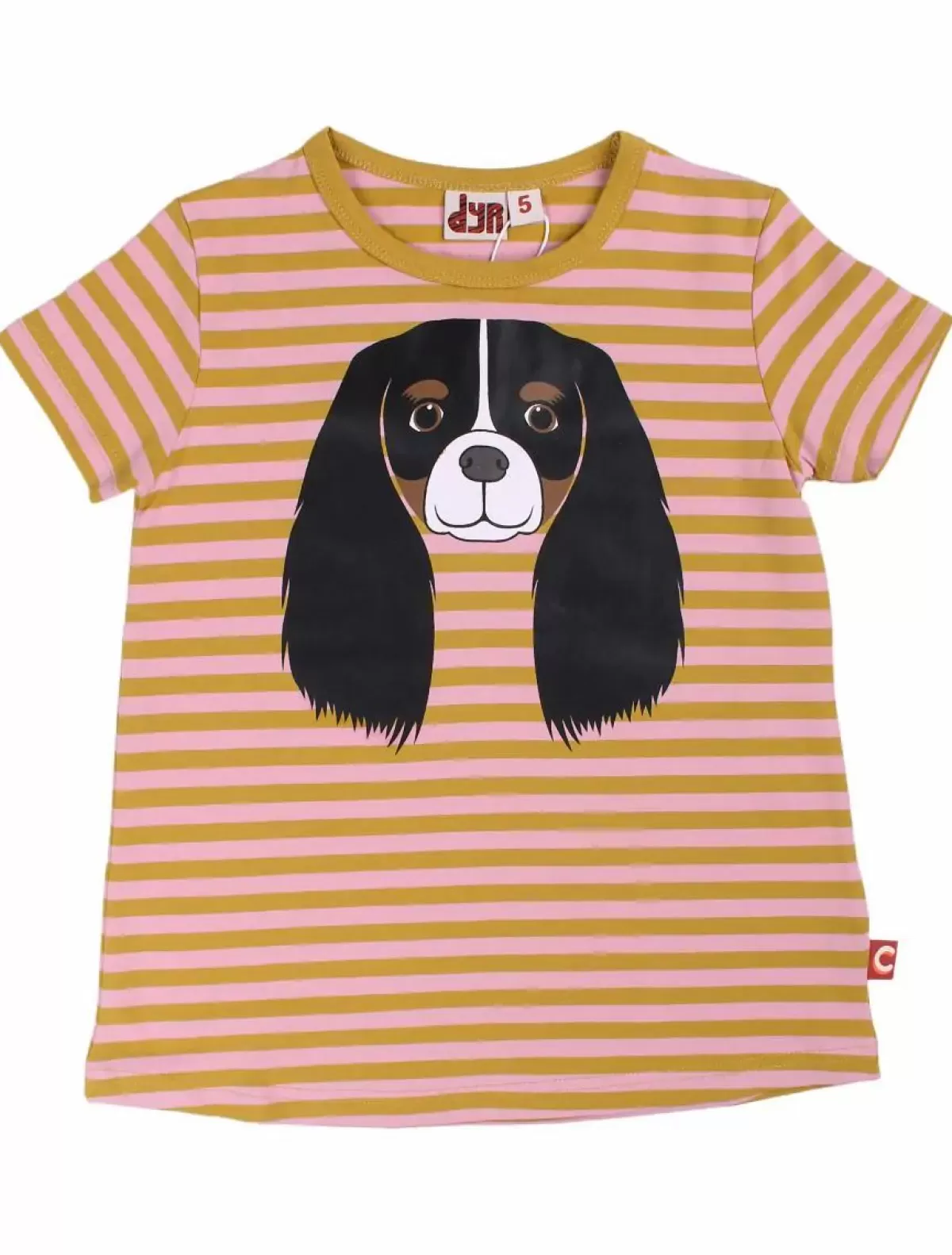 Hot Dyrwildlife Tee Aop/Strib Occer/Soft Pink Cavalier Kinder T-Shirts