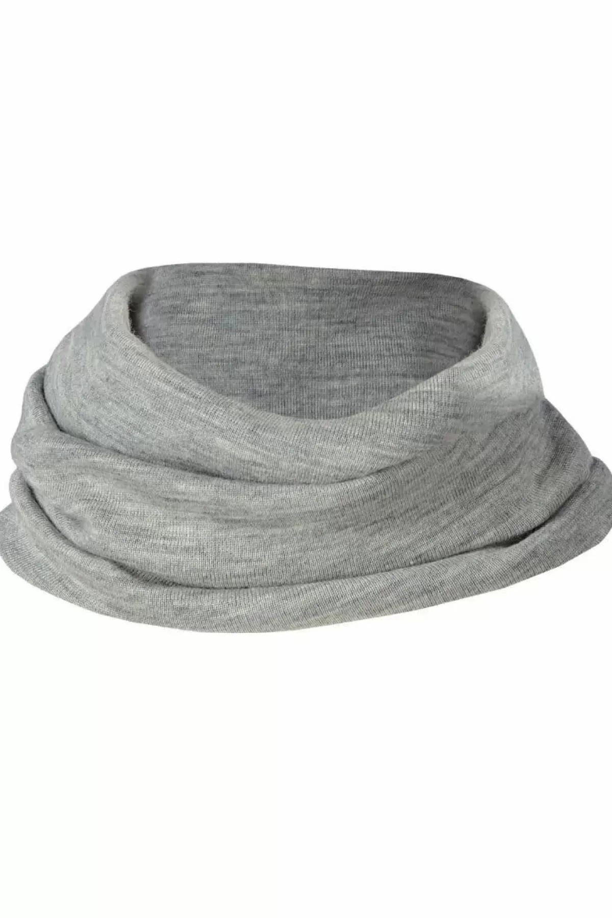 Best Engel Wool Natur Kids Loop Scarf Lt Grey Melange Kinder Mützen Und Handschuhe