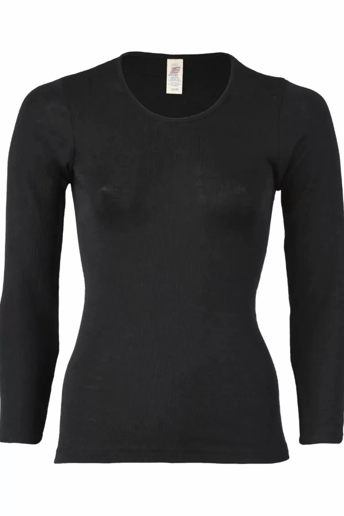 Danefæ Hemden Und Shirts>Engel Wool Natur Ladies Shirt Ls Black