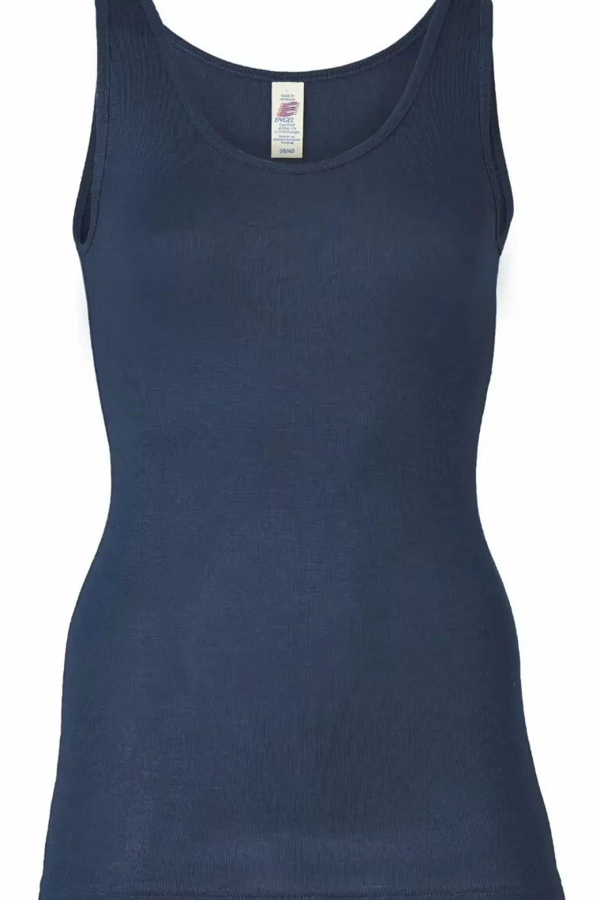 Danefæ Tops>Engel Wool Natur Ladies Tanktop Navy