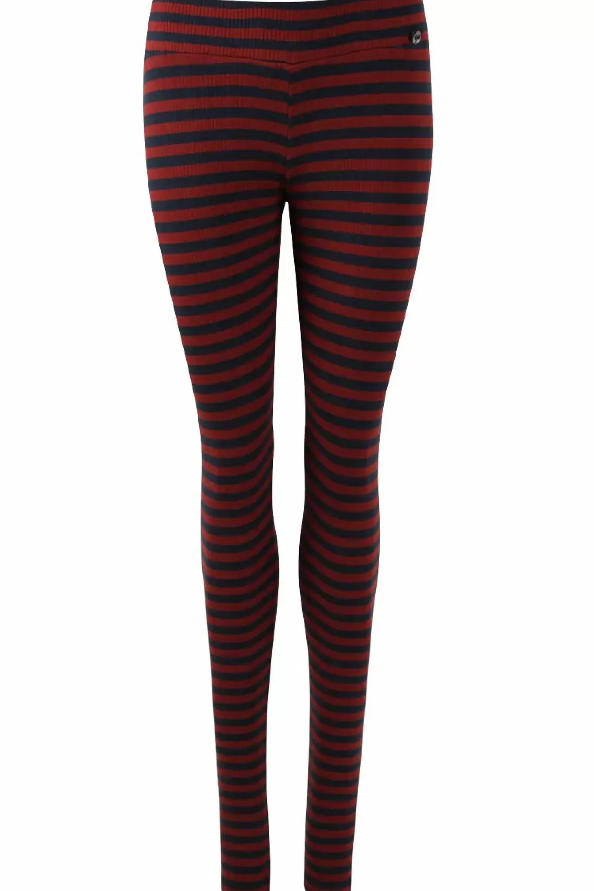 Danefæ Leggings>Ess - Danebuddy Leggings Dk Navy/Redwine