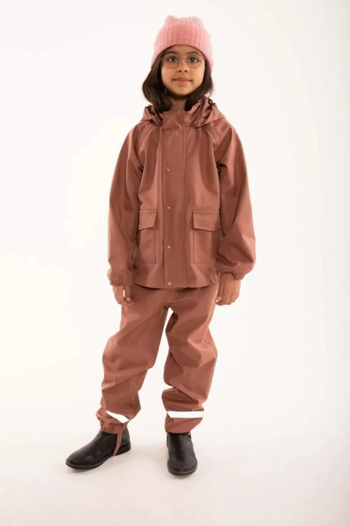 Flash Sale Ess - Lille Sky Rain Set Beige Rose Kinder Regenbekleidung