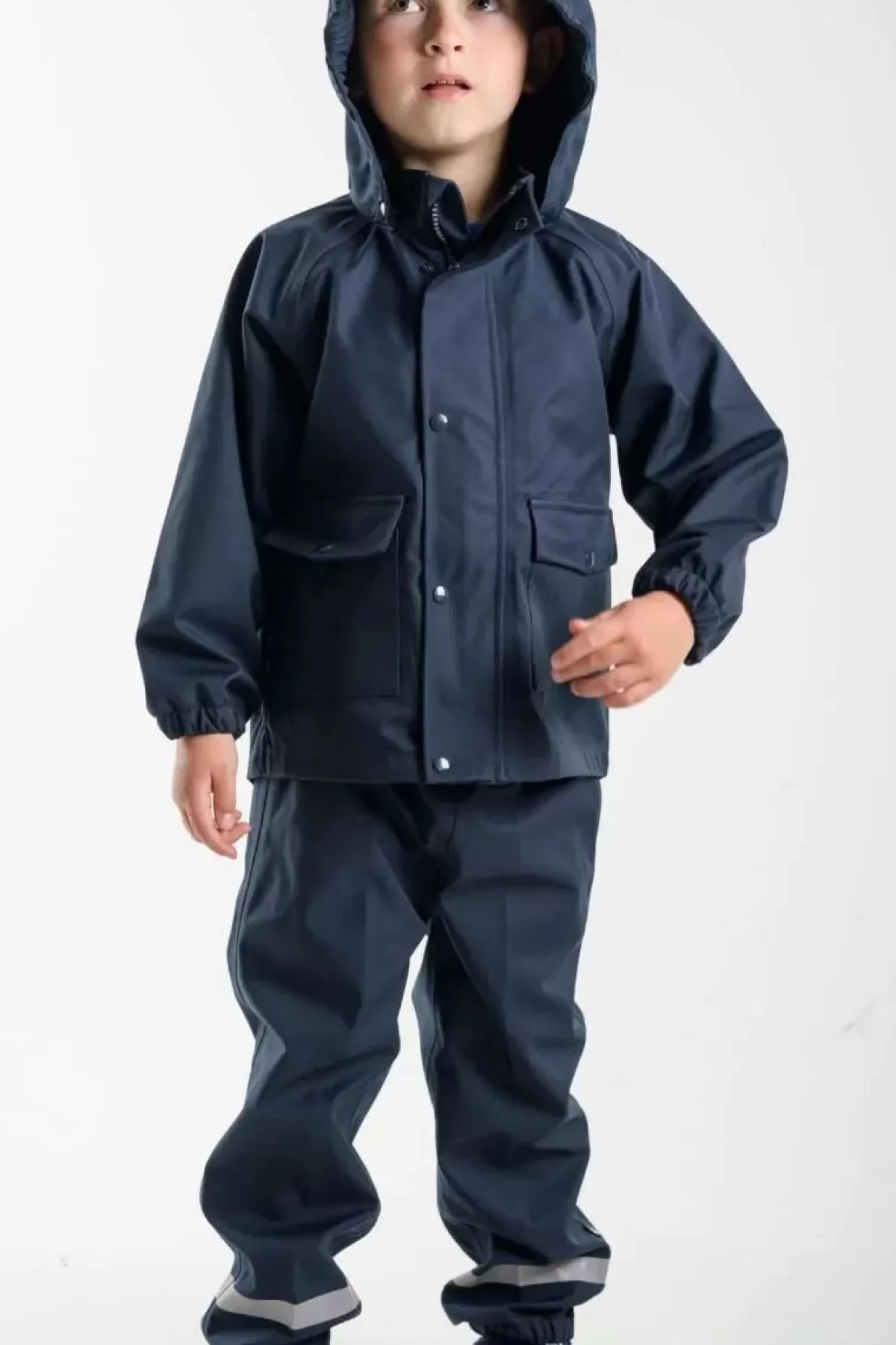 Clearance Ess - Lille Sky Rain Set Dk Navy Kinder Regenbekleidung