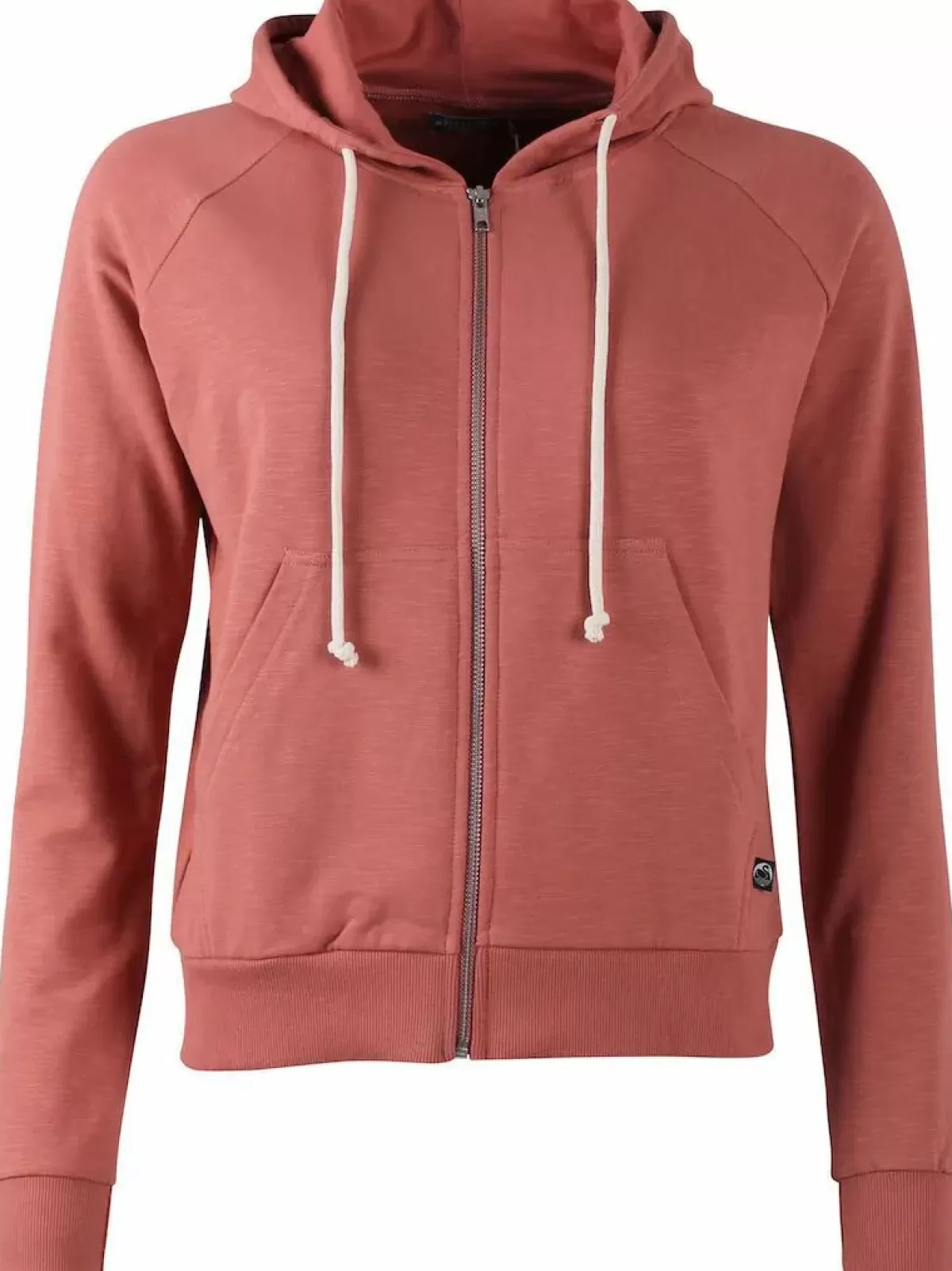 Danefæ Sweatshirts>Ess - Organic Danebalance Zip-Up Grey Rose