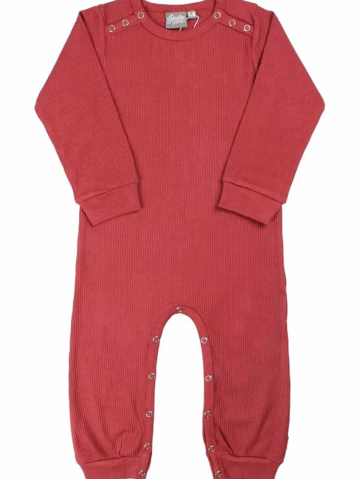 Clearance Ess - Organic Danejuice Suit Rose Tile Baby Strampler