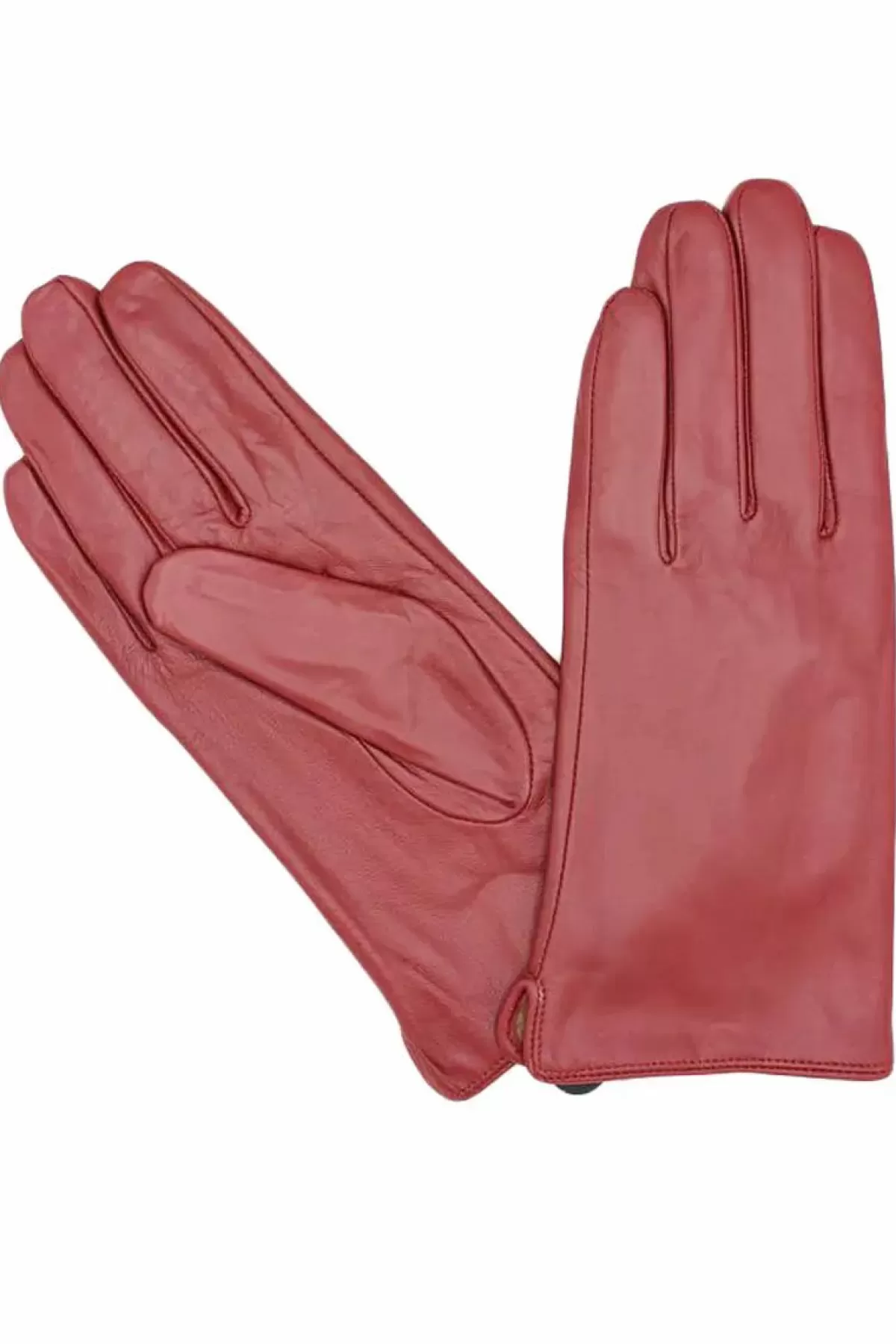 Danefæ Handschuhe>Fleeceforet Laederhandsker Burgundy