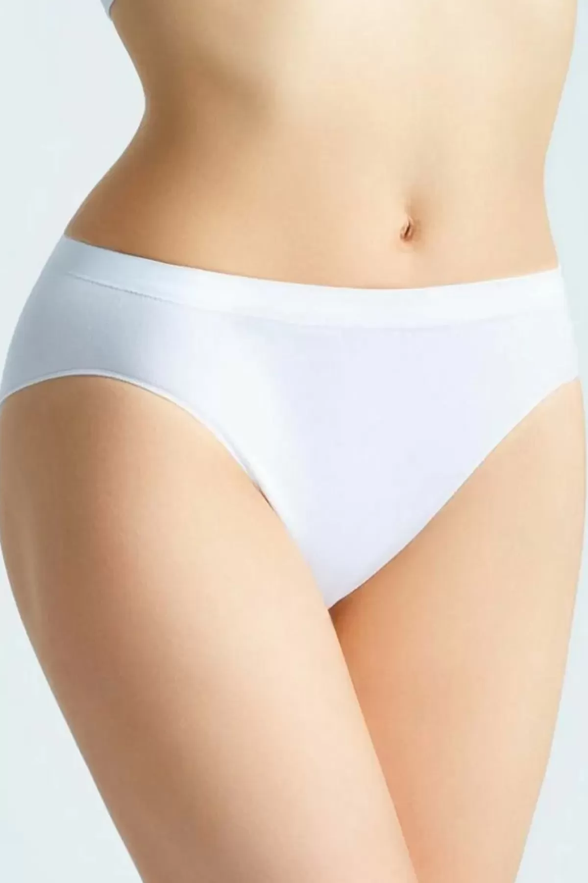 Danefæ Unterwäsche>Giulia Hi-Leg Briefs White