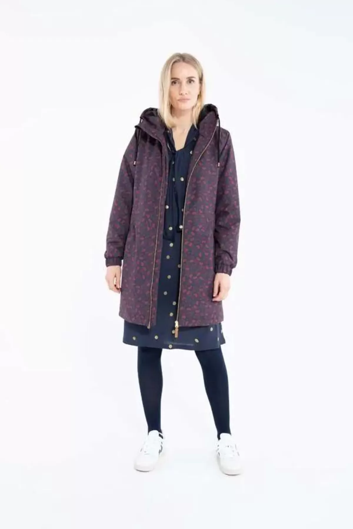 Danefæ Winterjacken>Gurli Winter Parka Black Fleurie