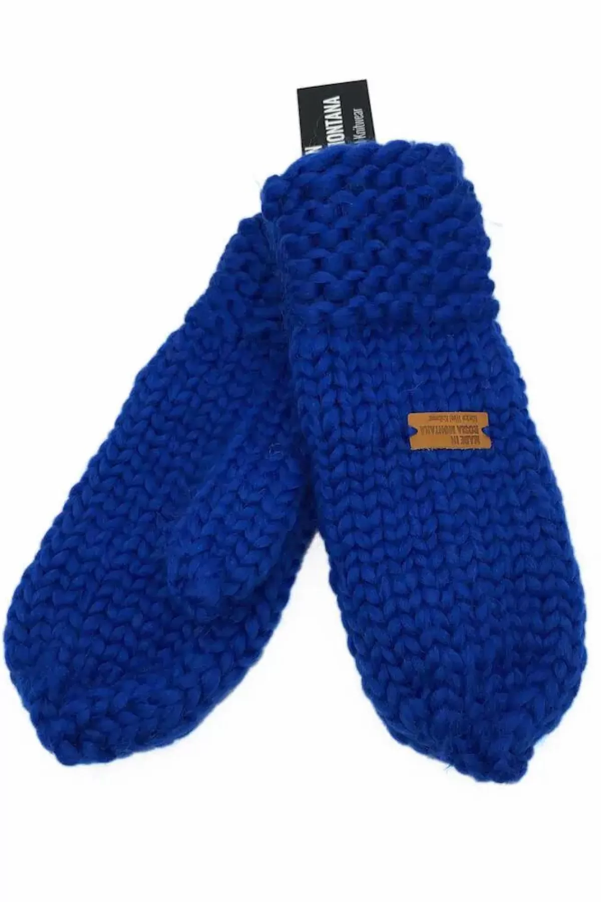 Danefæ Handschuhe>Handstrikket Merinould Vanter Classic Blue