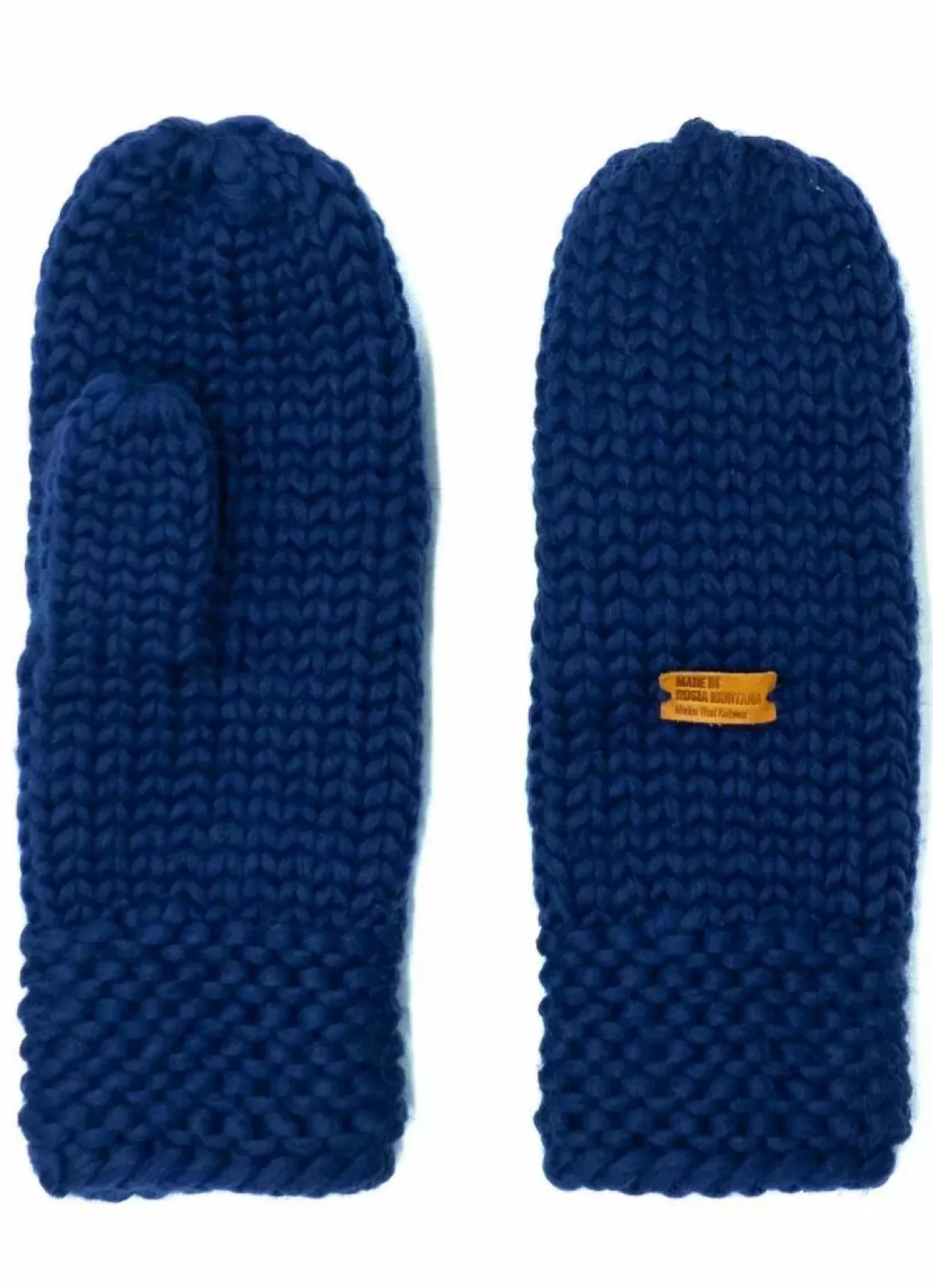 Danefæ Handschuhe>Handstrikket Merinould Vanter Navy