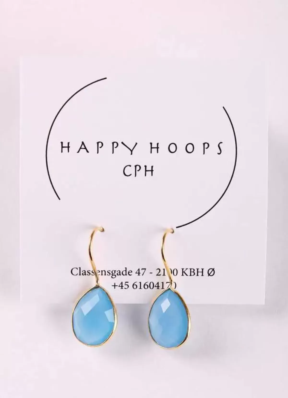 Danefæ Schmuck>Happy Hoop Cph Frida Bla Calcedon