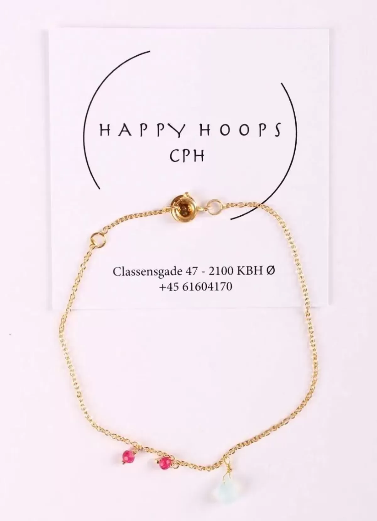 Danefæ Schmuck>Happy Hoop Cph Mimi Armband Guldfarvet