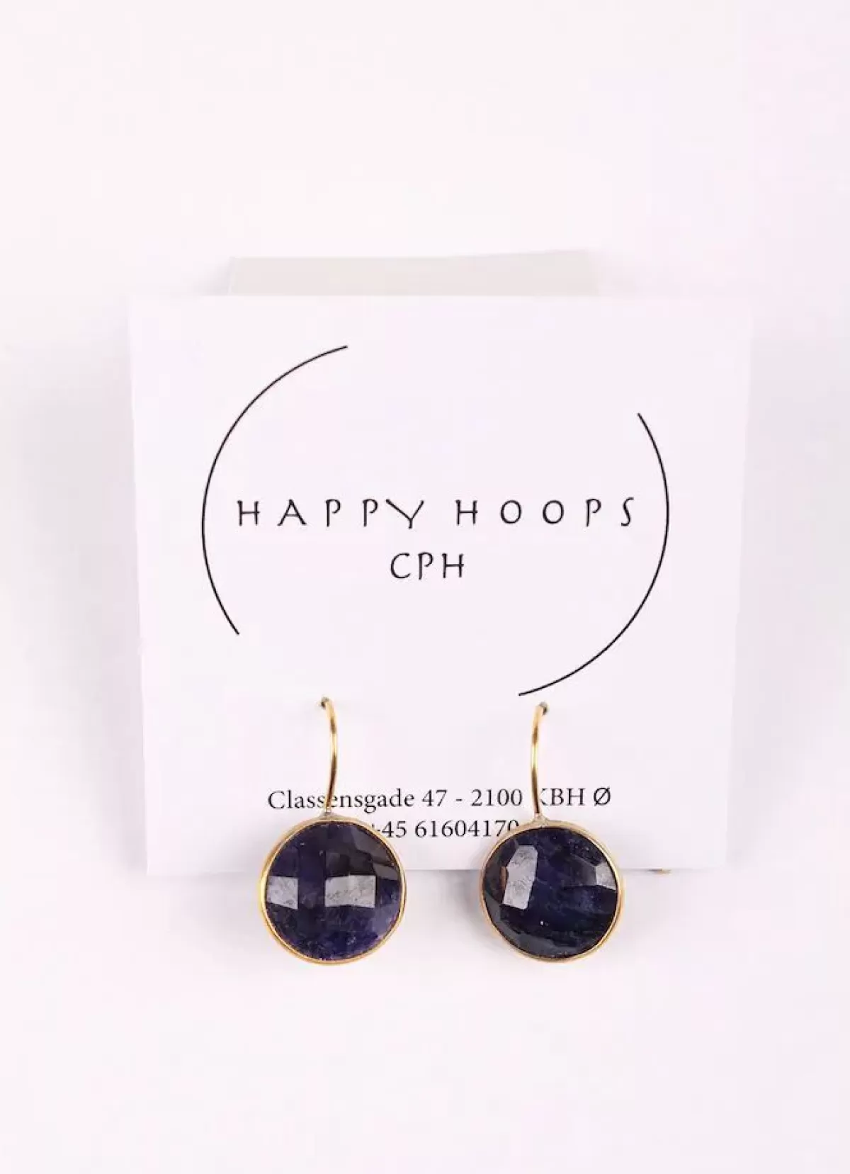 Danefæ Schmuck>Happy Hoop Cph Nina Bla Onyx