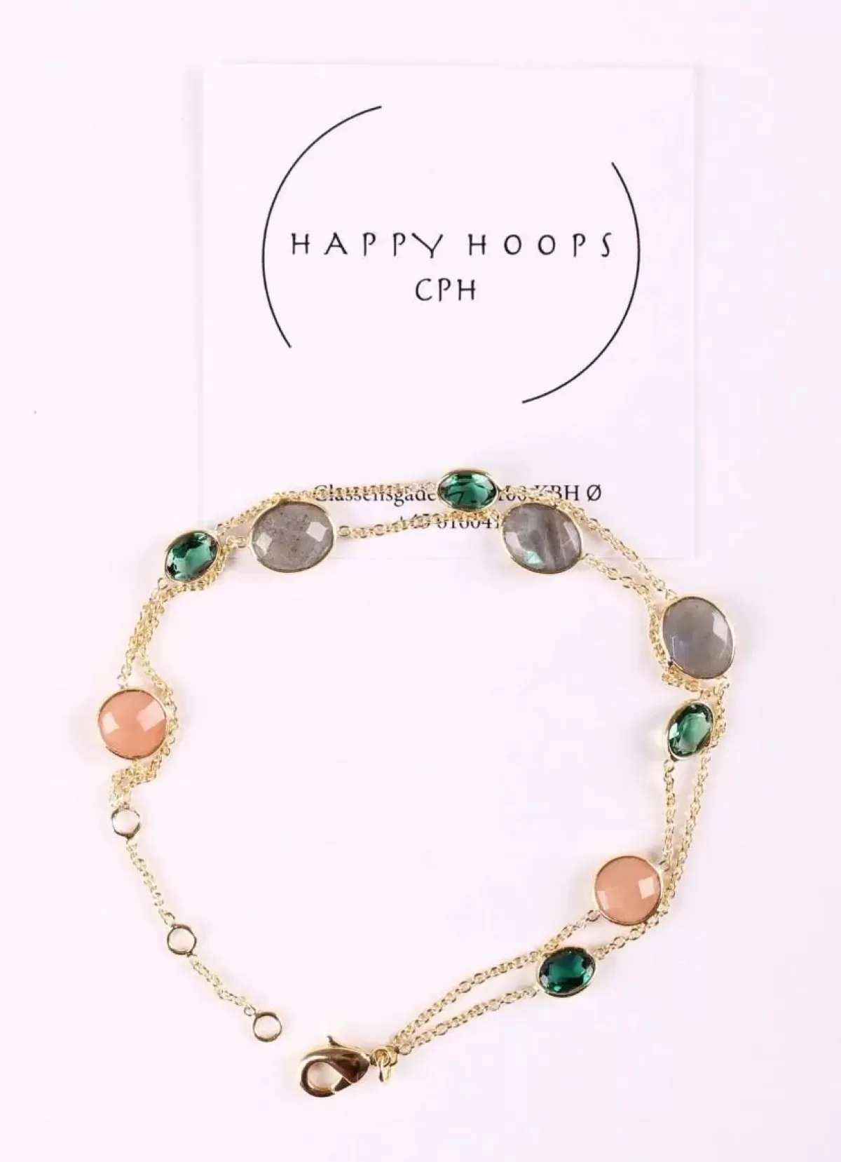 Danefæ Schmuck>Happy Hoop Cph Rachel Armband Guldfarvet/Multi