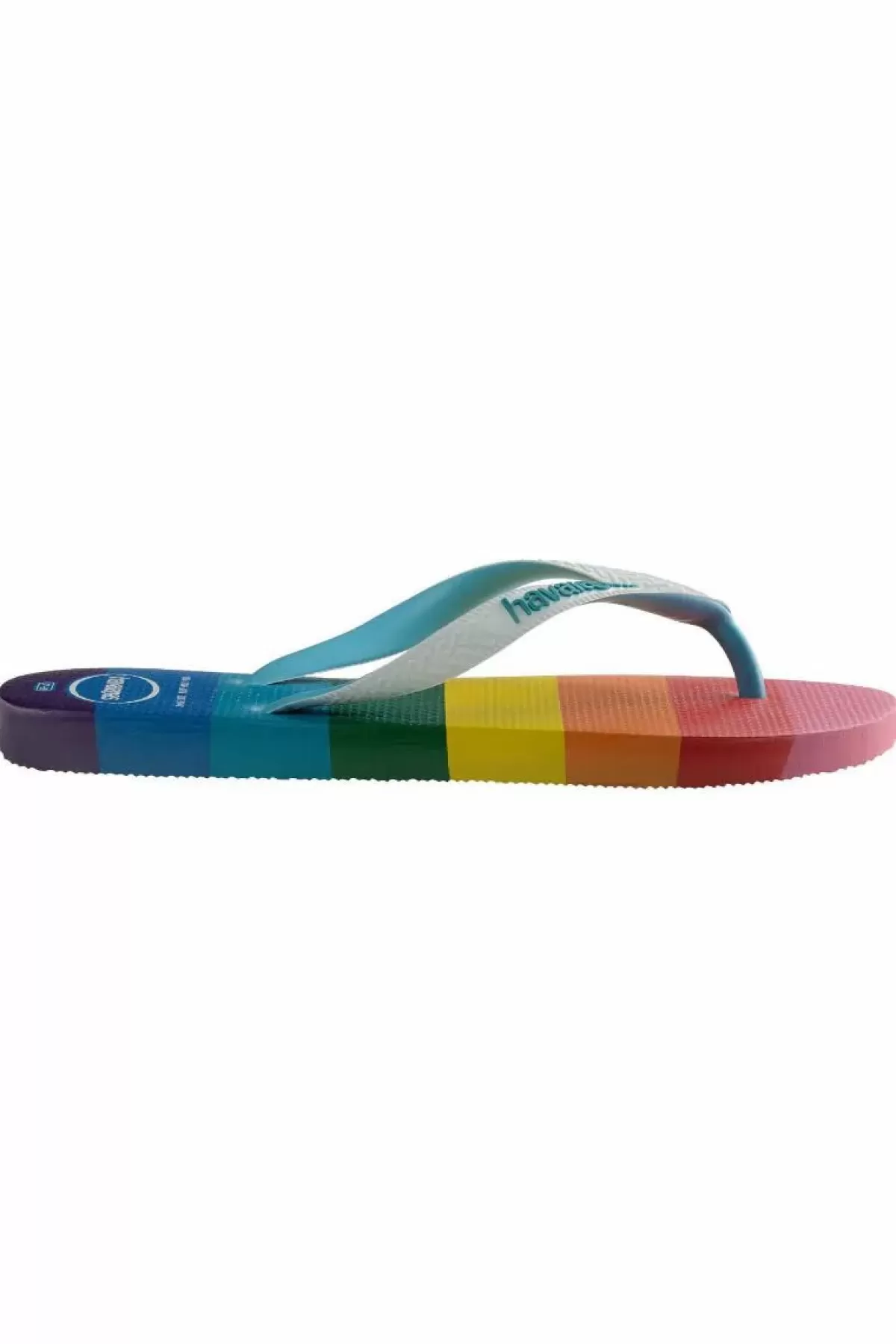 Danefæ Zehentrenner Und Slides>Havaianas Top Allover Flipflops Pride Blue