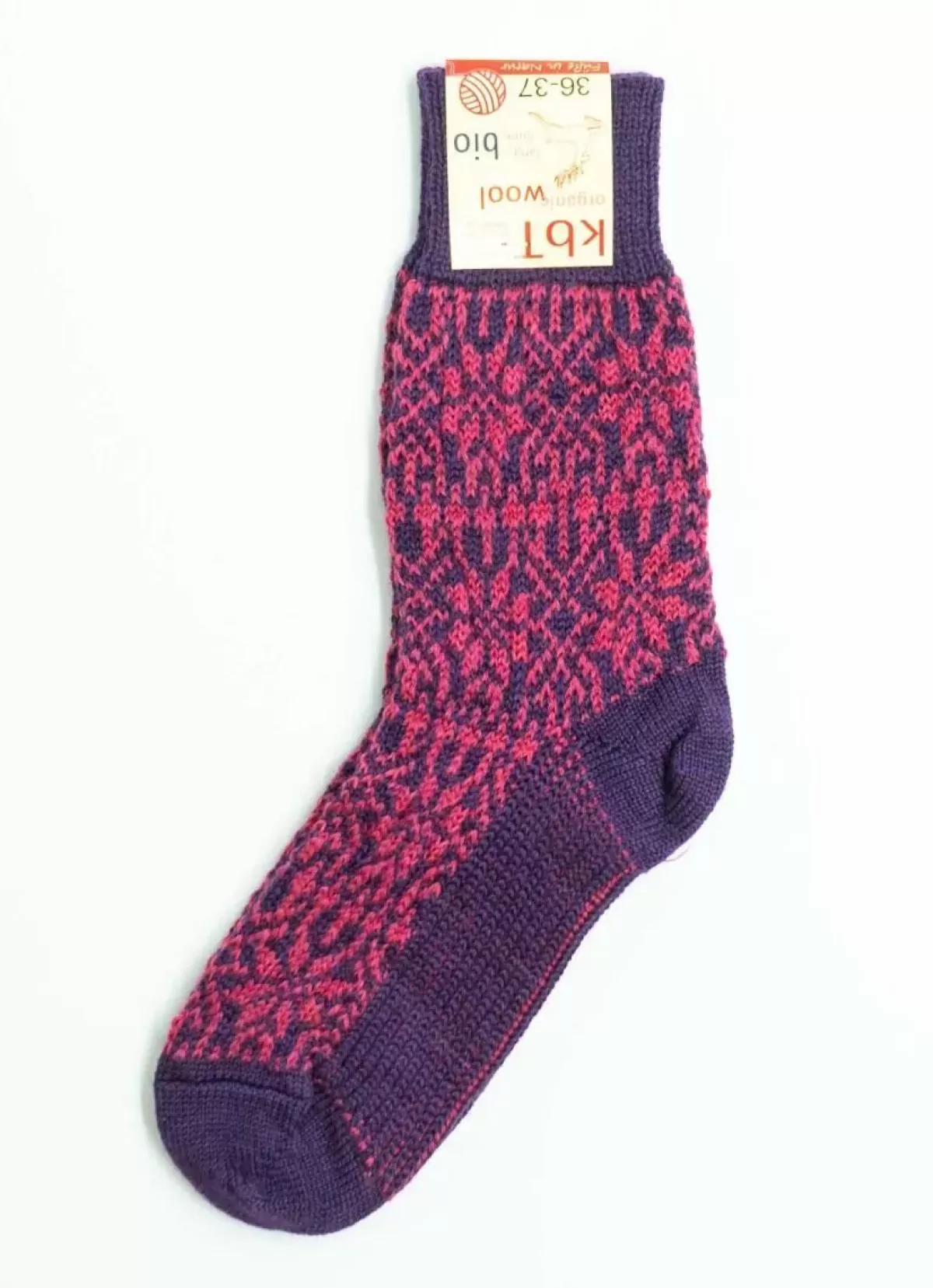 Danefæ Socken Und Strümpfe>Hirsch Natur Wool Socks Lila/Pink