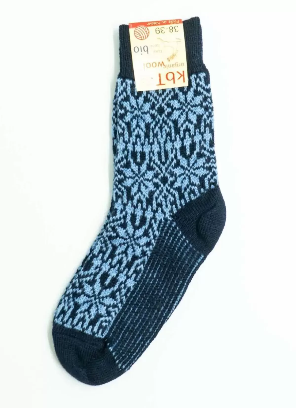 Danefæ Socken Und Strümpfe>Hirsch Natur Wool Socks Marine/Lt Blue