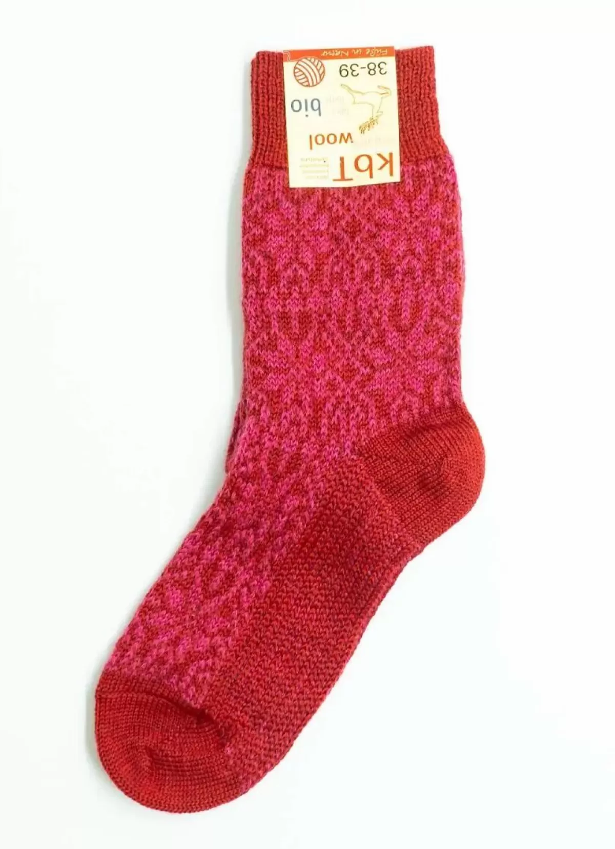 Danefæ Socken Und Strümpfe>Hirsch Natur Wool Socks Red/Rasberry