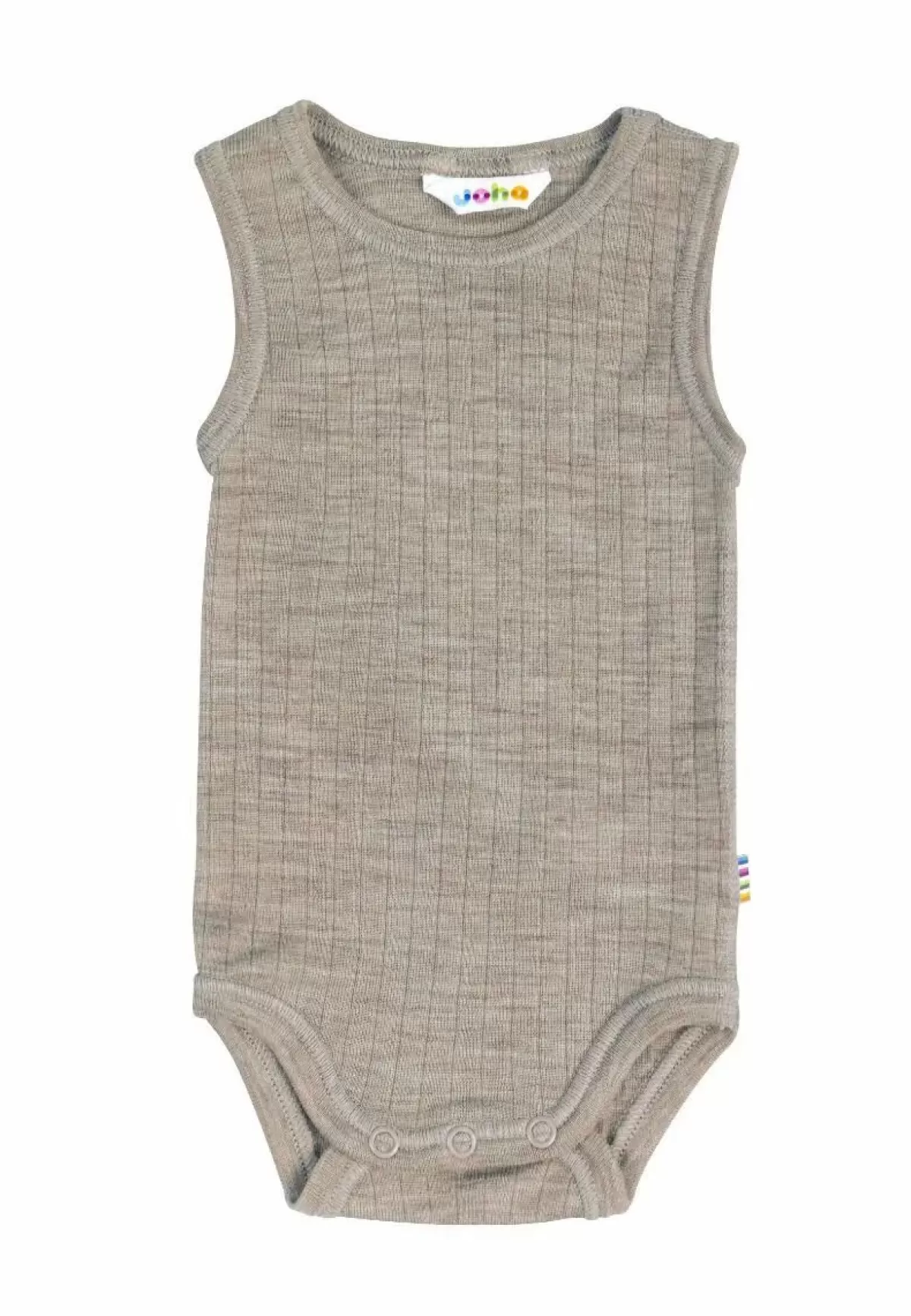 Best Joha Body W/O Sleeves Sesame Melange Baby Bodies