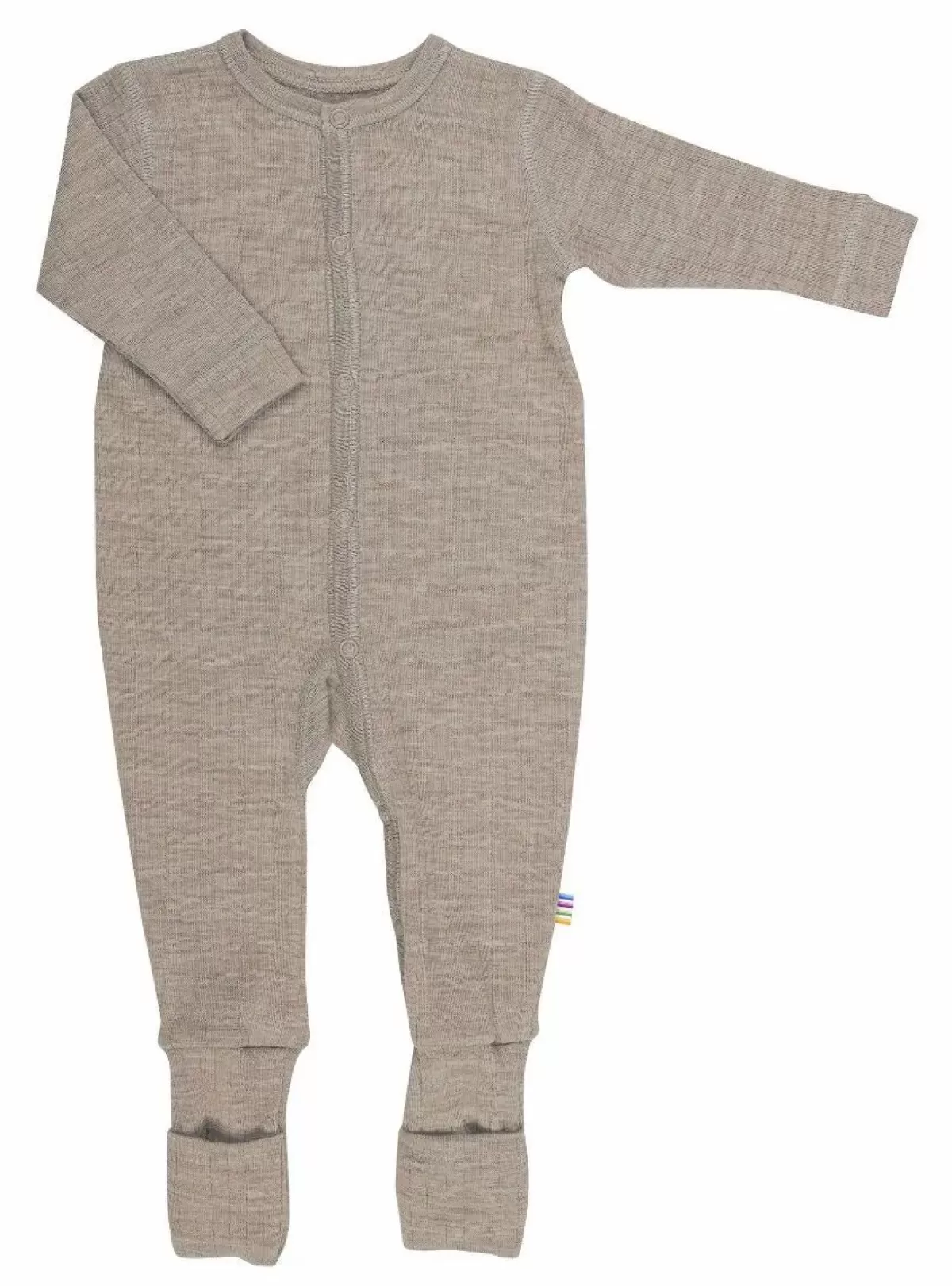 Best Sale Joha Heldragt Uld Sesame Melange Baby Strampler