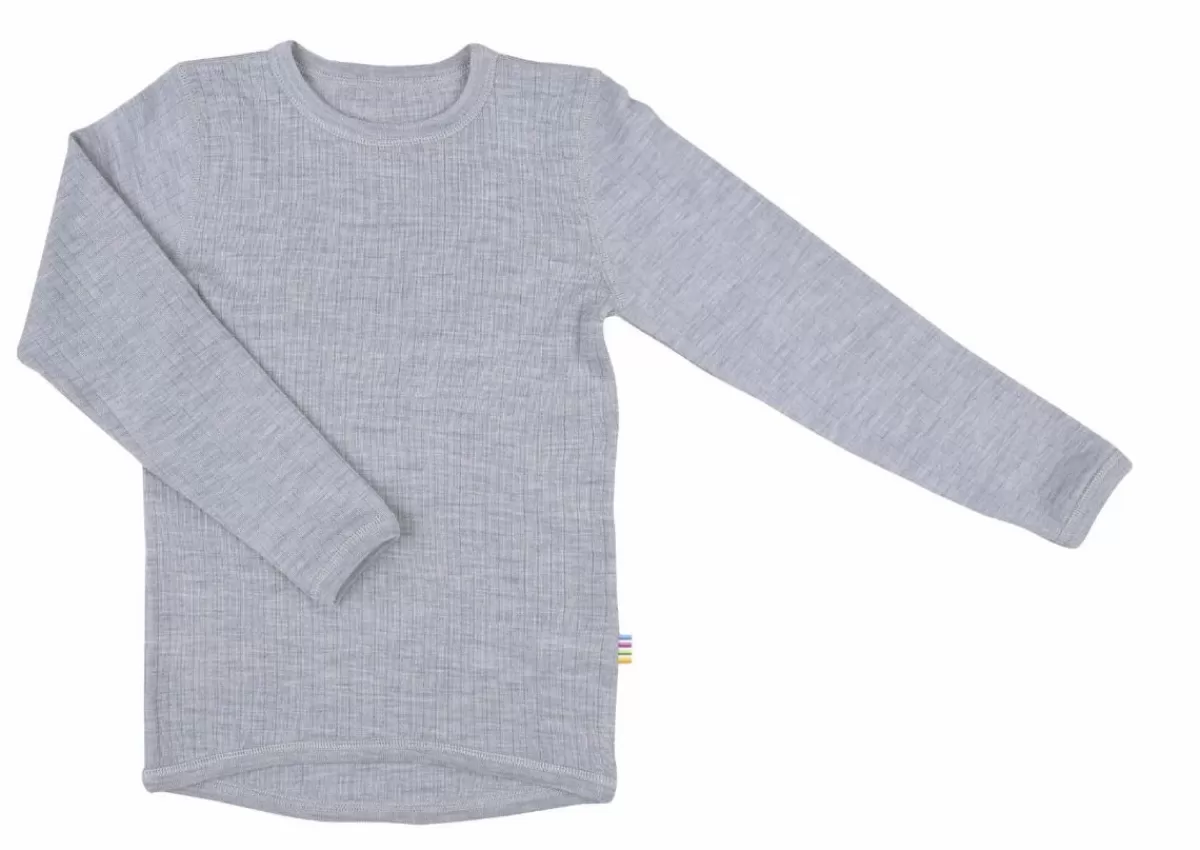 Discount Joha Shirt Ls Basic Lt Grey Melange Kinder Wolle