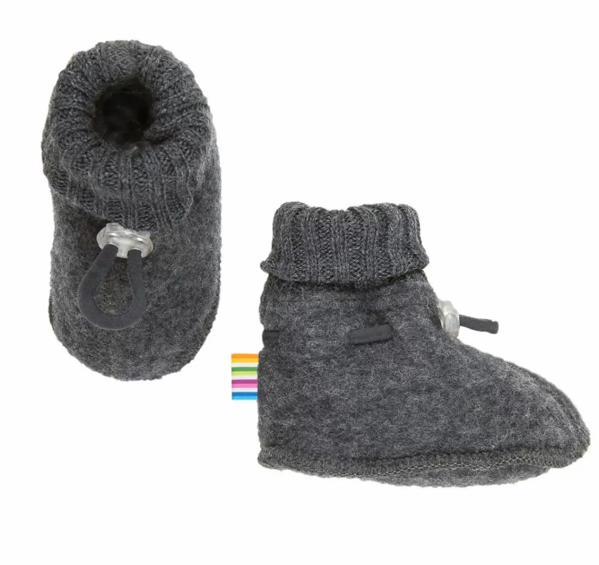 Shop Joha Sleeping Booties Uld Fleece Koks Melange Baby Fleece