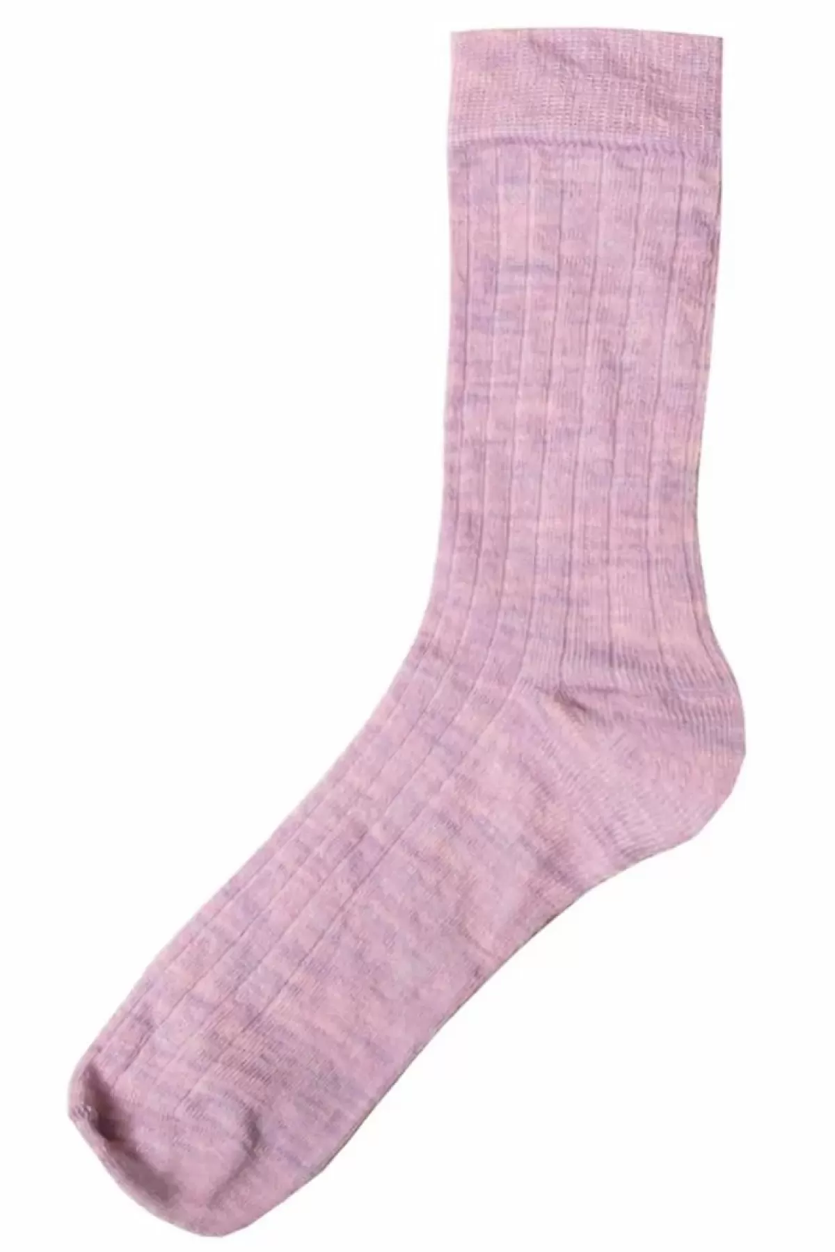 Danefæ Socken Und Strümpfe>Joha Wool Socks Thin Rib Lavender