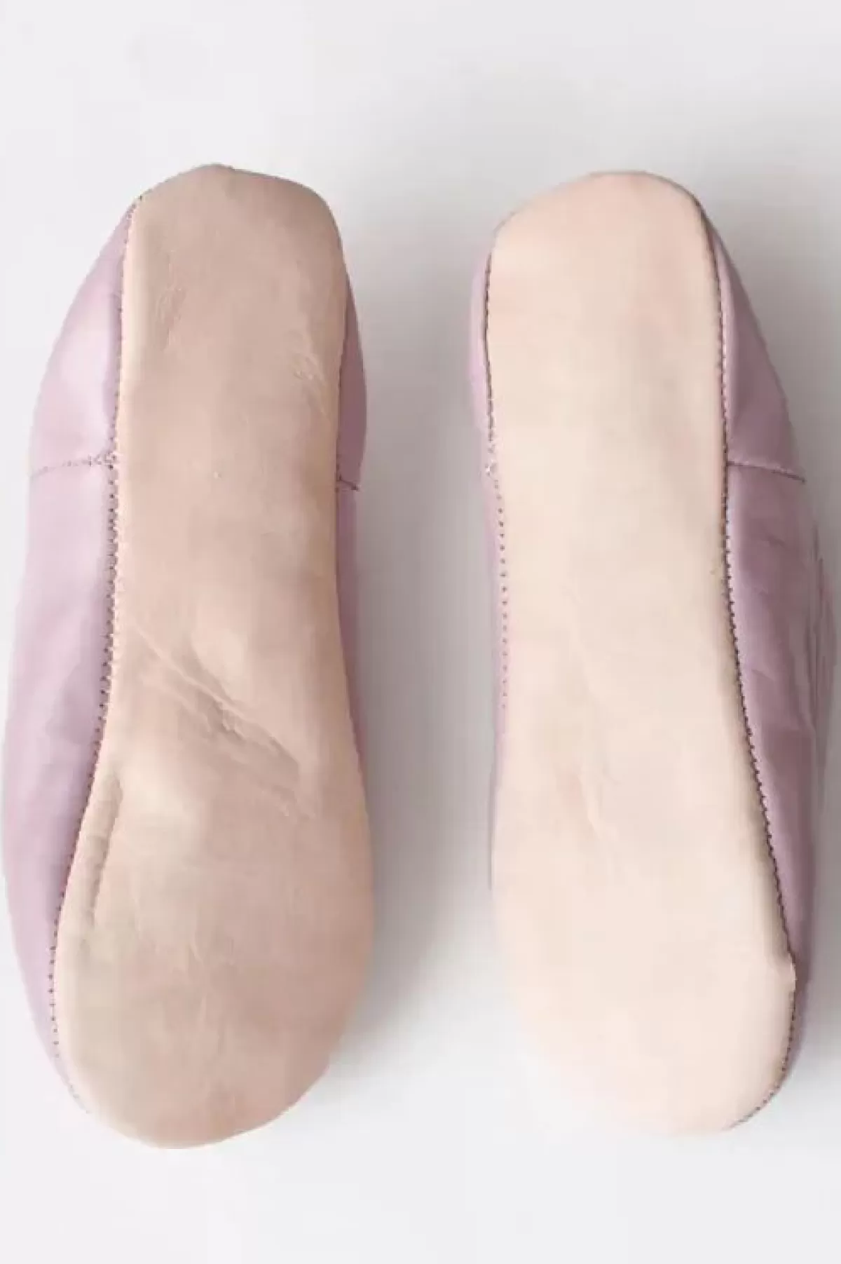 Danefæ Hausschuhe>Marokkanske Babouche Tofler Vintage Pink