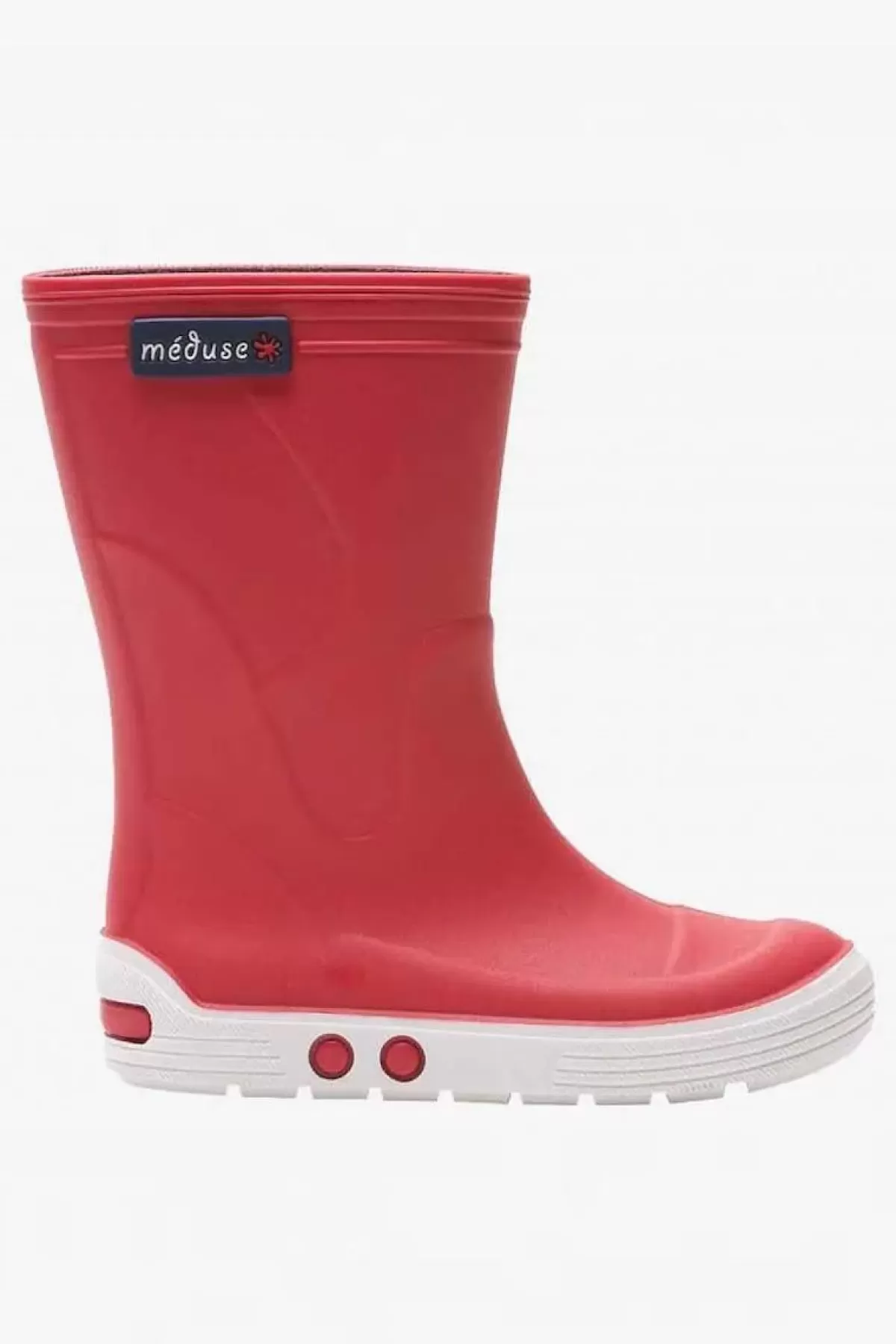 Outlet Meduse Rubber Boots Airport Carmin/Blanc Kinder Gummistiefel