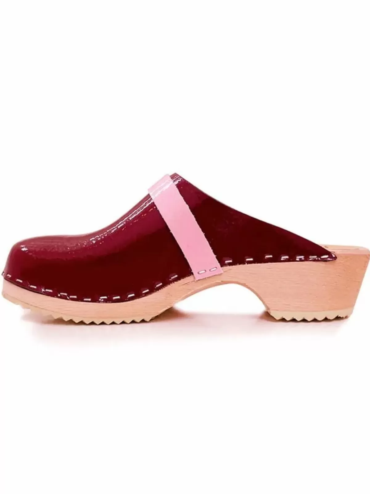 Danefæ Holzschuhe>Mine Traesko Bordeaux/Pink