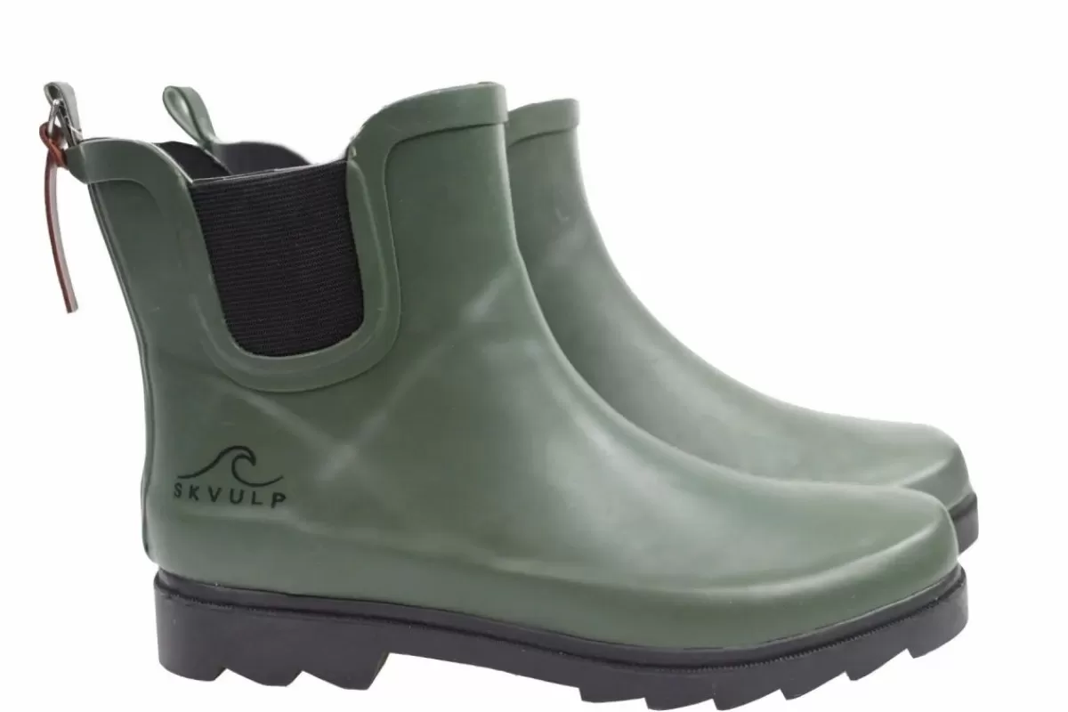 Danefæ Gummistiefel>Morso Rubberboot Skvulp Low Army Green