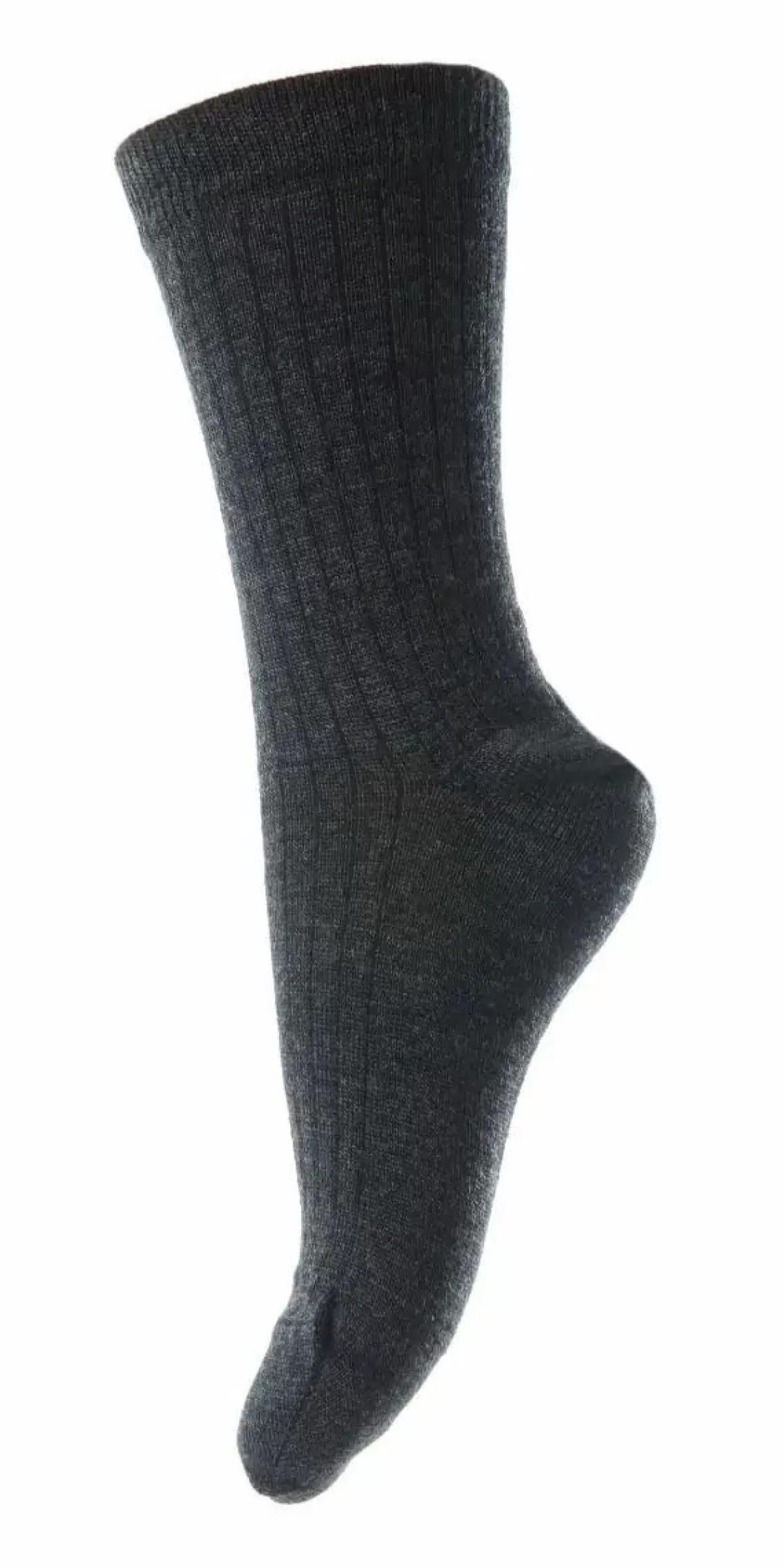 Danefæ Socken Und Strümpfe>Mp Wool Rib Socks Dark Grey-497