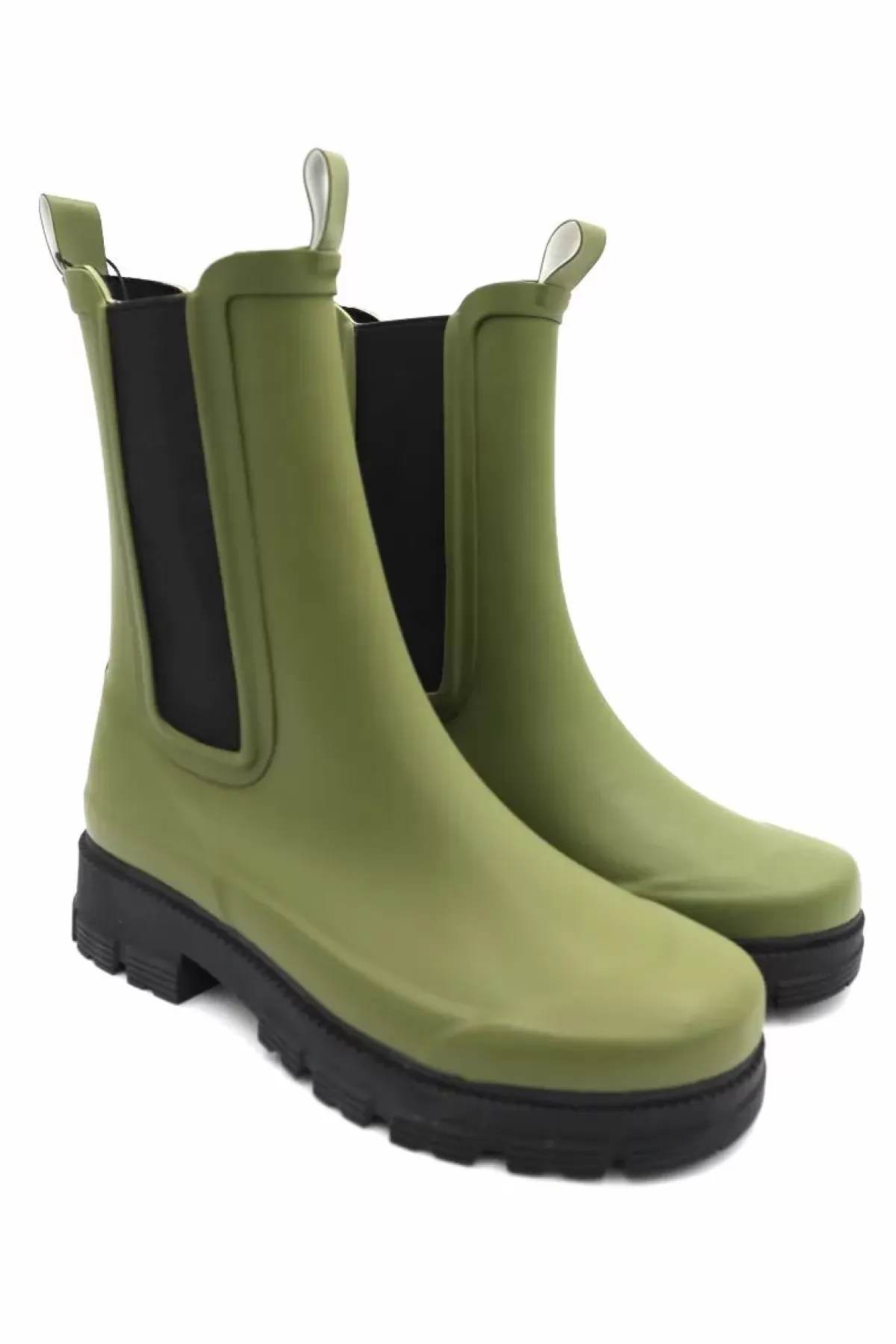 Danefæ Gummistiefel>Nedbor Chunky Gummistovler Green